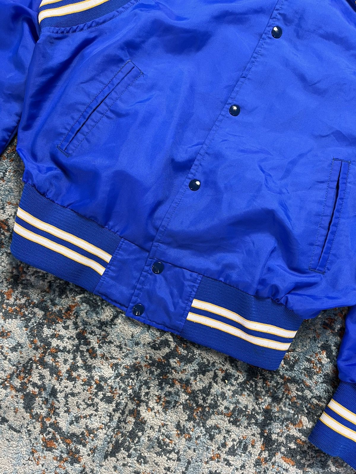 Vintage Vintage 70s Varsity Jacket teddy hedi slimane style boxy fit Size US L / EU 52-54 / 3 - 8 Thumbnail