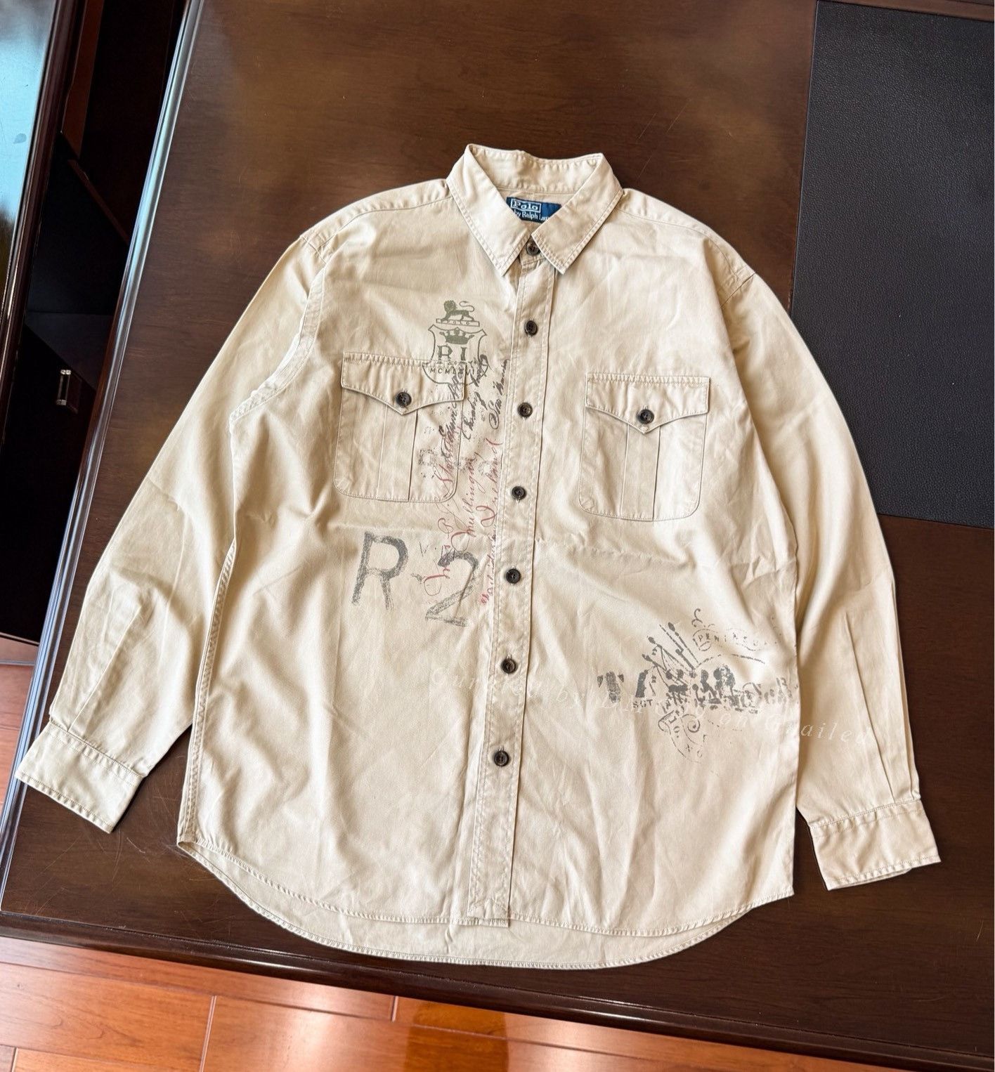 RRL Ralph Lauren Ralph Lauren Vintage Shirt Size US L / EU 52-54 / 3 - 1 Thumbnail