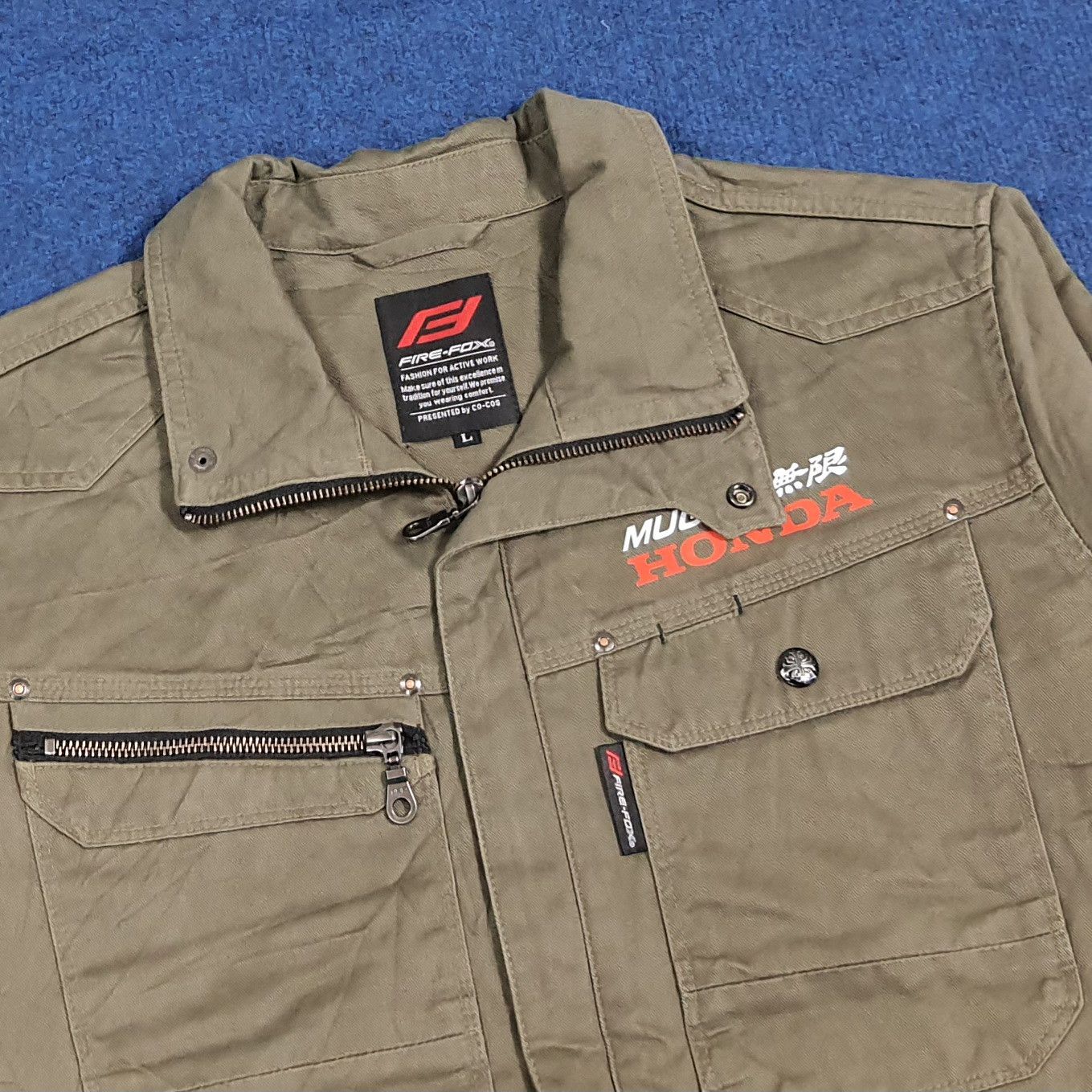 Japanese Brand Vintage Mugen Honda Motorsports Custom Logo Jacket C284N19 Size US M / EU 48-50 / 2 - 4 Thumbnail