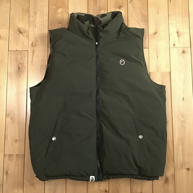 Bape 🔥Reversible🔥 BAPE CAMO Puffer Down Vest a bathing ape Size US M / EU 48-50 / 2 - 5 Thumbnail