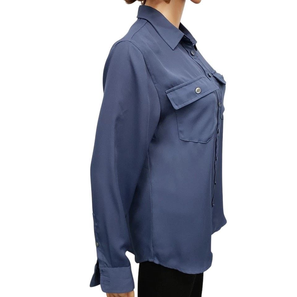 J.Crew J. Crew Long Sleeve Button down Shirt Button Flap Pockets 6 Size M / US 6-8 / IT 42-44 - 5 Thumbnail