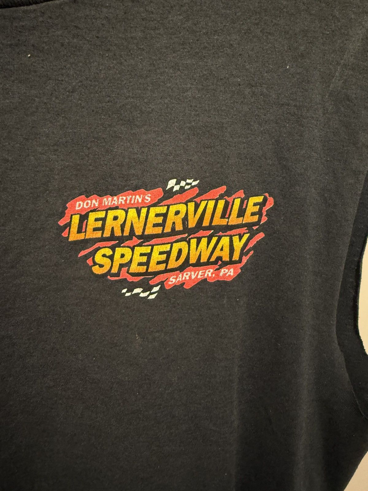 Vintage Vintage Racing Cutoff Tee Size US L / EU 52-54 / 3 - 3 Thumbnail