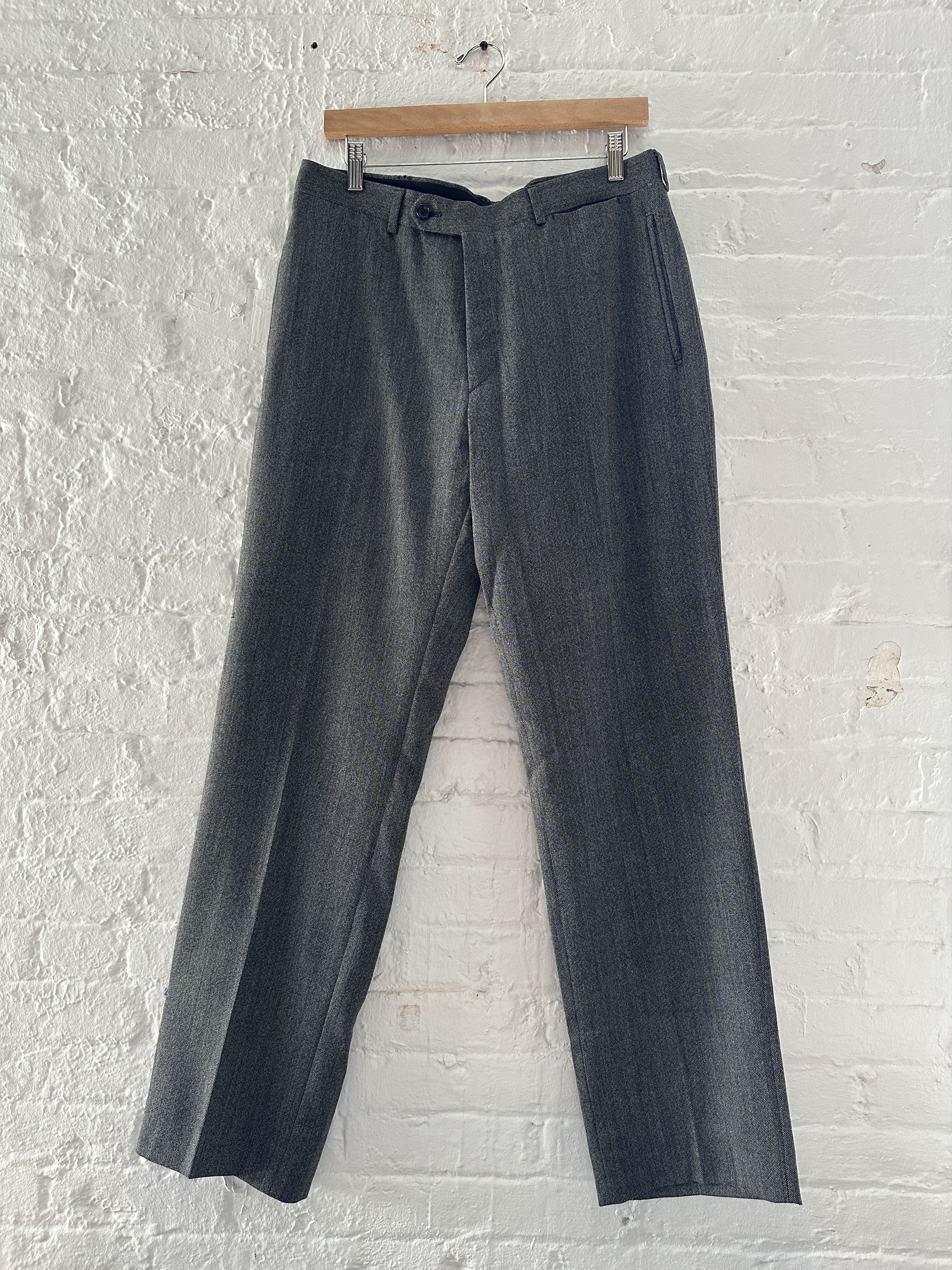 Prada Prada Wool Straight Leg Trousers Size US 32 / EU 48 - 1 Thumbnail