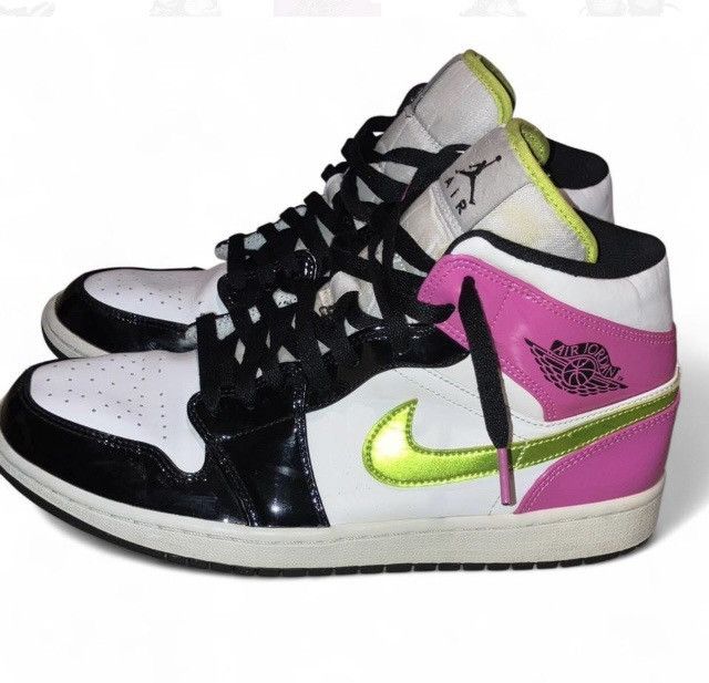 Jordan Brand Jordan 1 mid fachsia Size US 10 / EU 43 - 3 Thumbnail