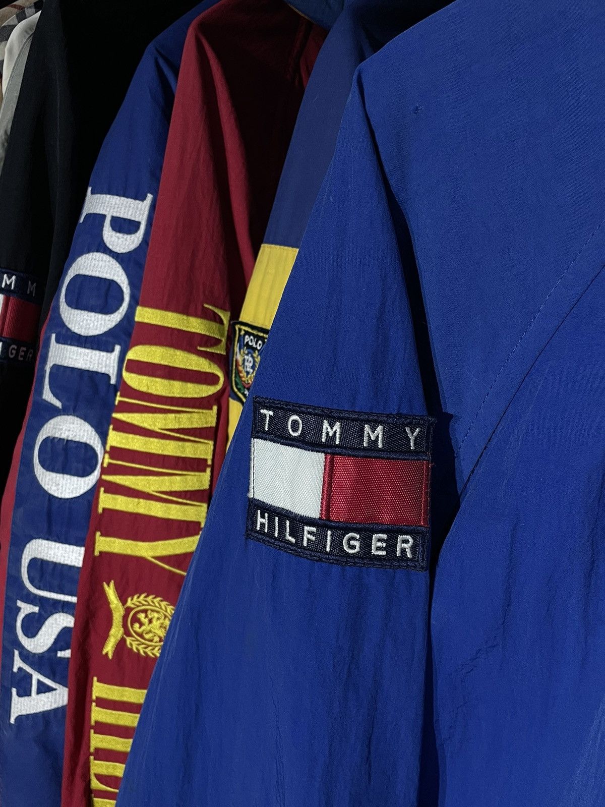 Tommy Hilfiger × Vintage Jacket Tommy Hilfiger Spell Out 90’s Vintage Size US XL / EU 56 / 4 - 9 Thumbnail