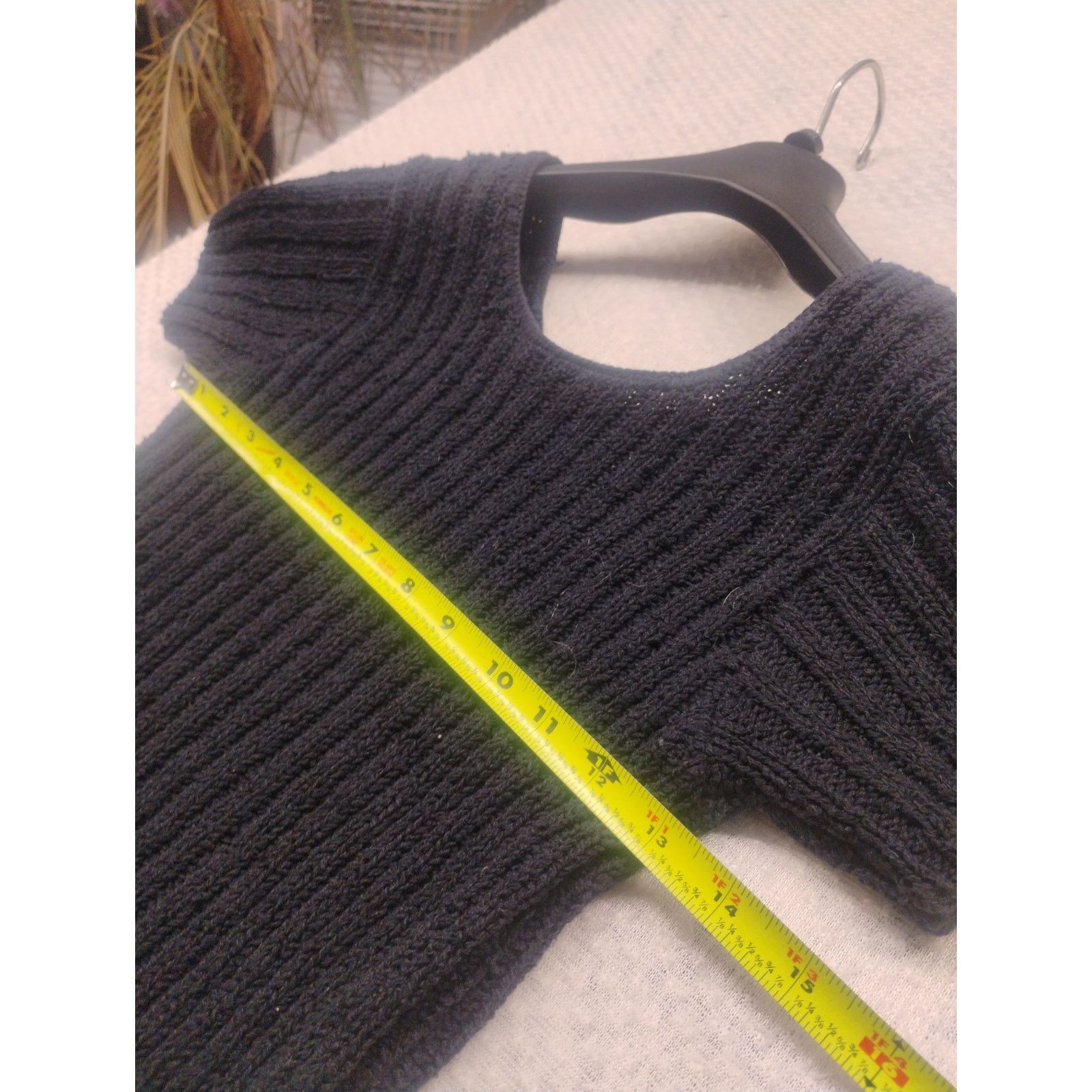 Other Absolutely By Creative Cotton Black Ribbed Knit XS Sweater Size XS / US 0-2 / IT 36-38 - 5 Thumbnail