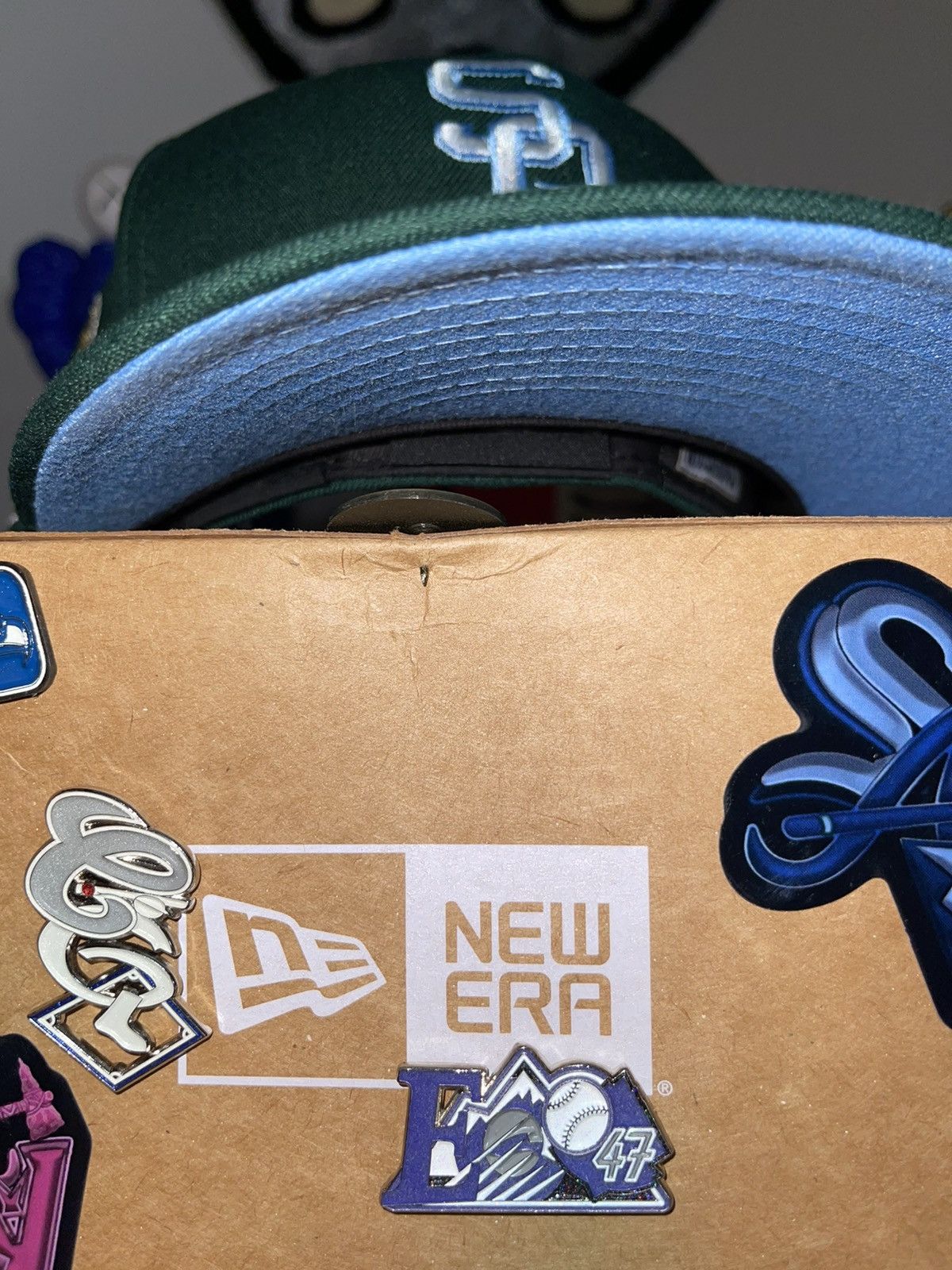 Hat Club × MyFitteds × New Era 7 3/8 Hat Club Wintergreen Chicago White Sox Icy Blue UV Size 38 - 5 Thumbnail
