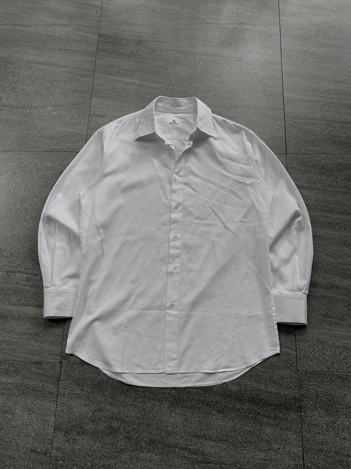 Yohji Yamamoto FREE TAX! Stripe Paneled Shirt Size US L / EU 52-54 / 3 - 2 Thumbnail