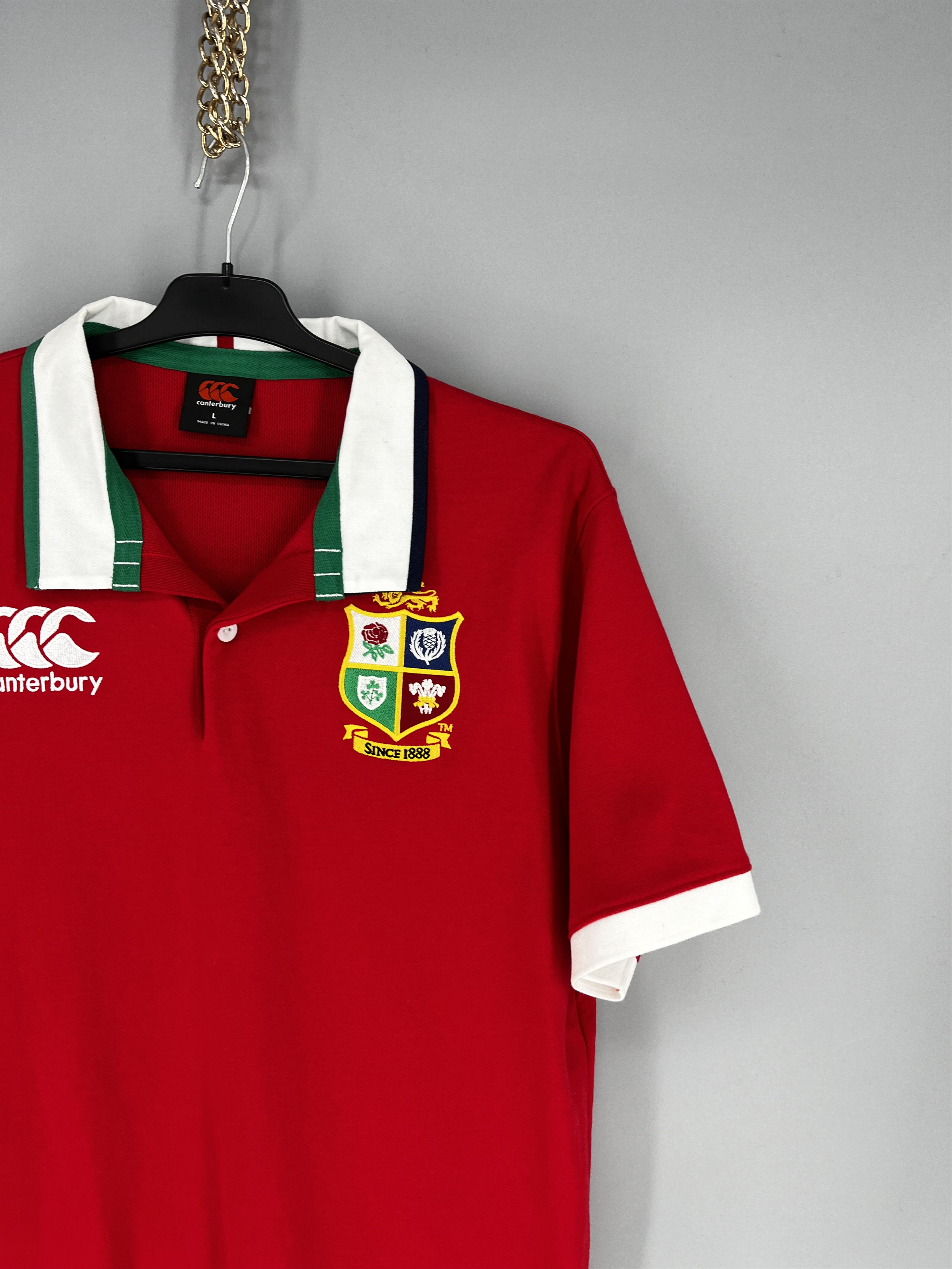 Canterbury of New Zealand Canterbury British & Irish Lions Rugby Polo Shirt Men's Size US L / EU 52-54 / 3 - 5 Thumbnail