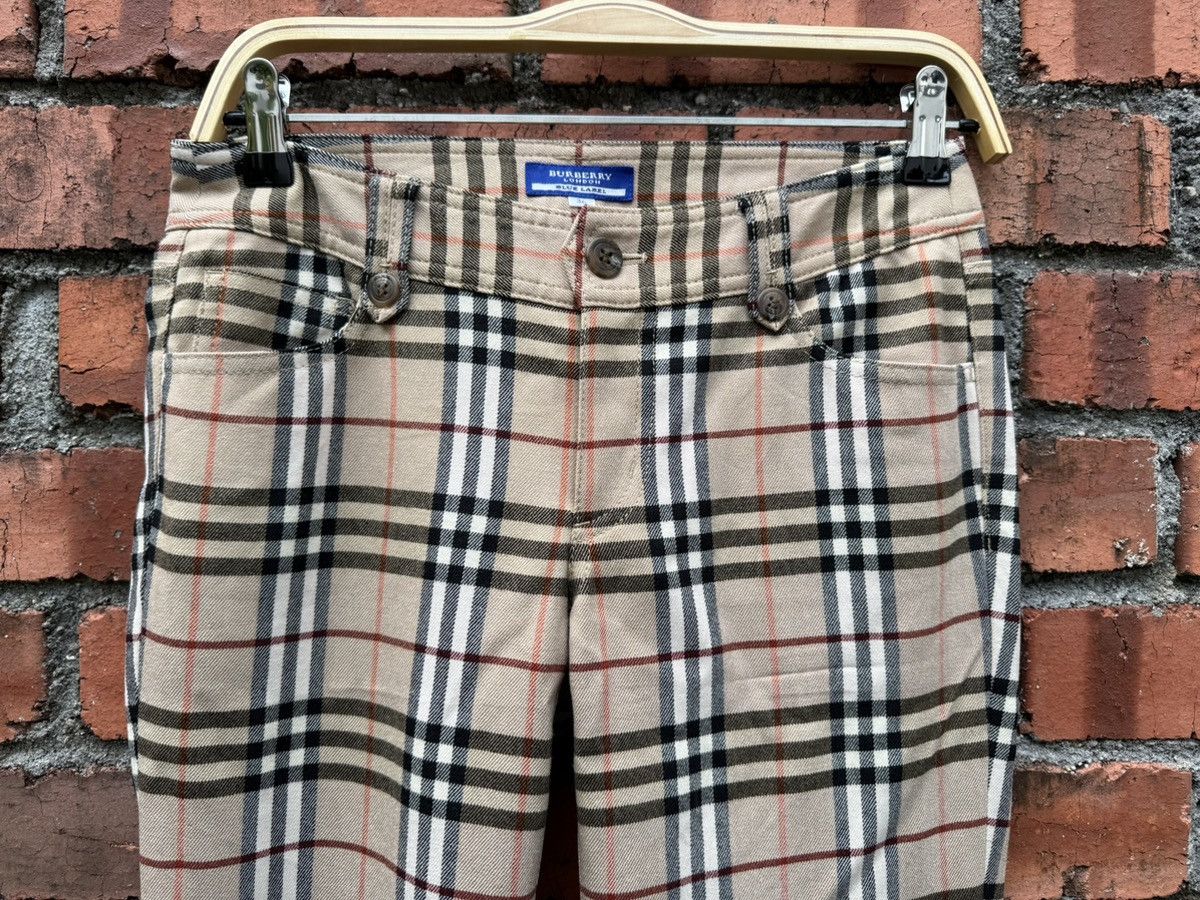 Burberry W30x27 Burberry checked blue label made in JAPAN Size 30" / US 8 / IT 44 - 7 Thumbnail