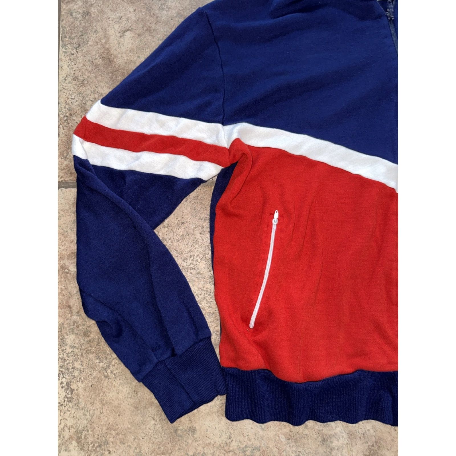 Hang Ten VTG Hang Ten Jacket & Pants Mens L Track Style 1970s Acrylic Vintage Set Size US 33 - 4 Thumbnail