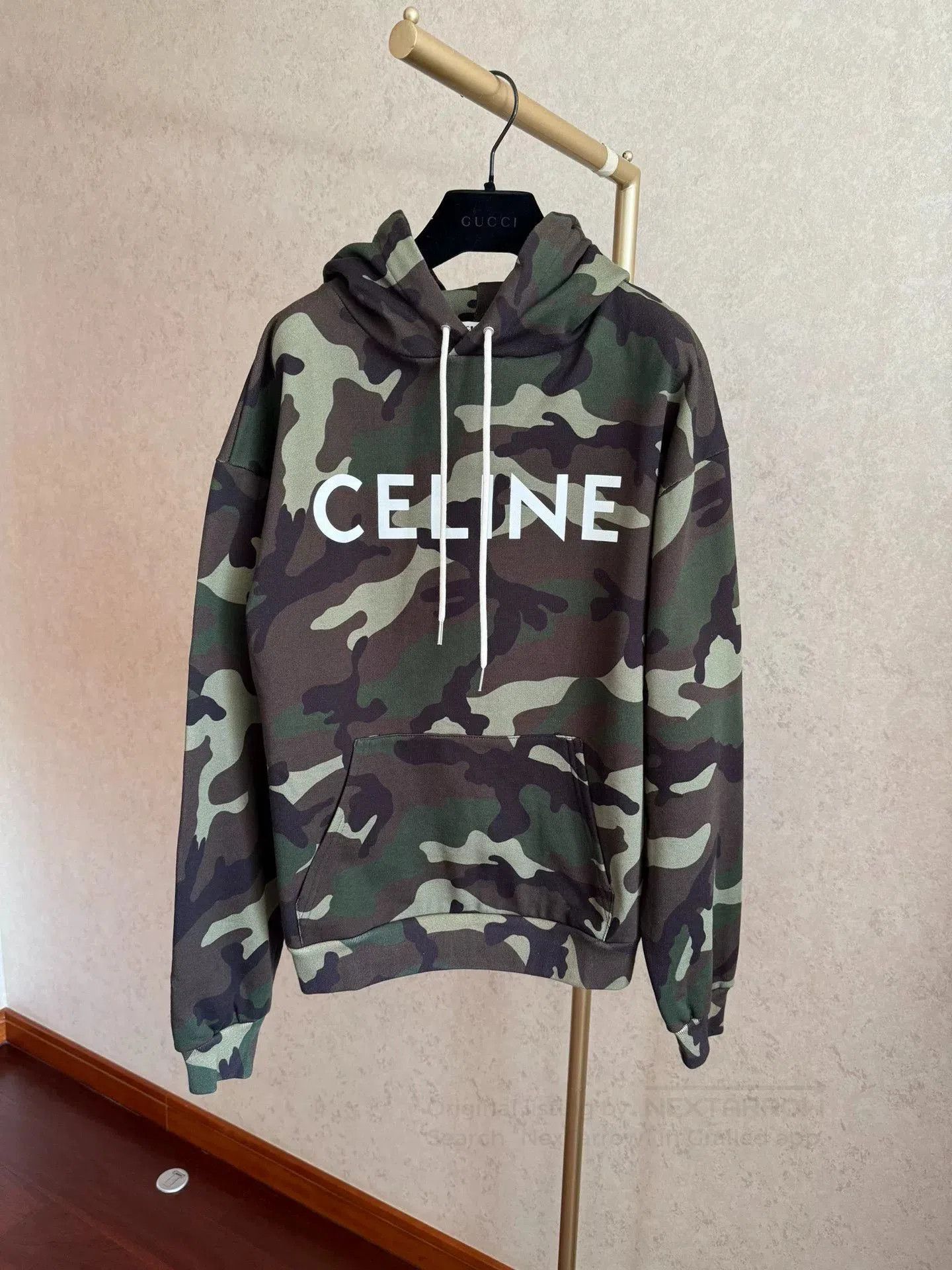 Celine Celine Camouflage Hoodie. Size XS / US 0-2 / IT 36-38 - 1 Thumbnail