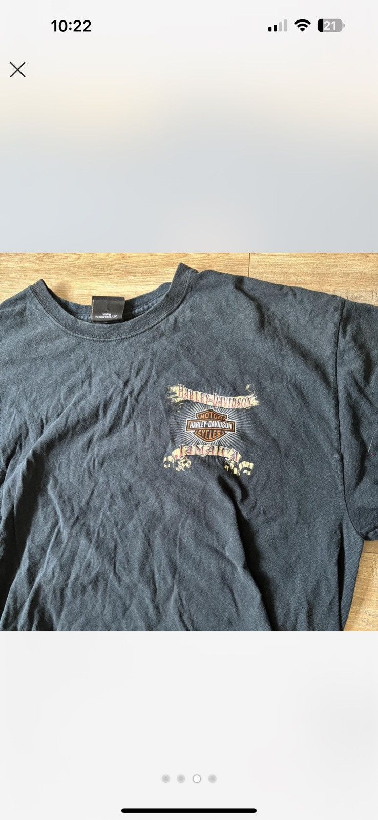 Harley Davidson Vintage Jamaica Harley Davidson T shirt Size US L / EU 52-54 / 3 - 2 Thumbnail