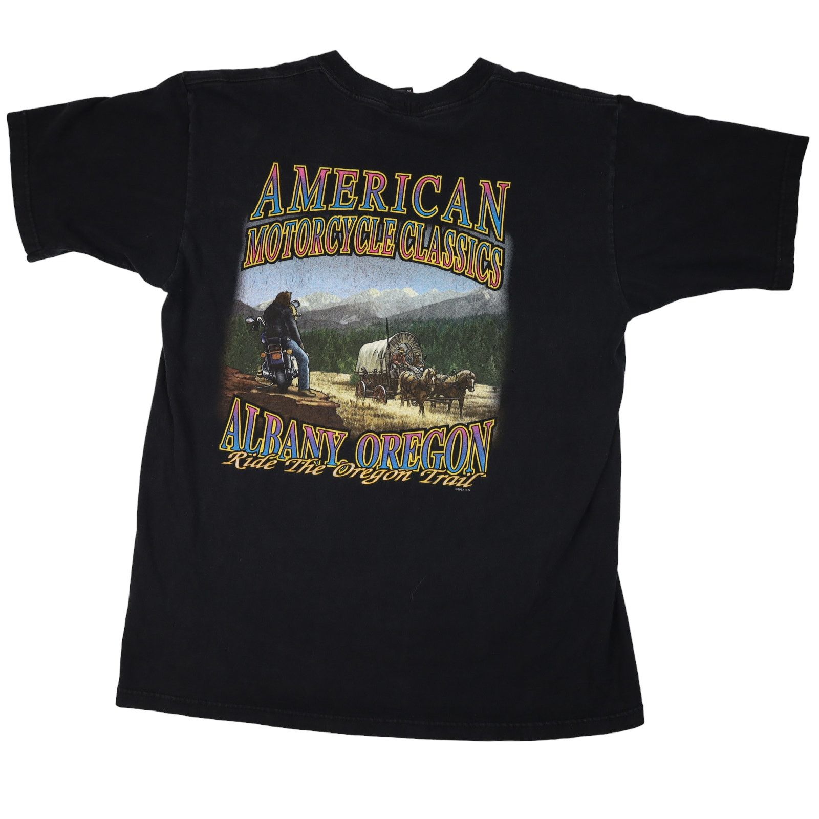 Harley Davidson × Vintage Vintage Harley Davidson Script Spellout Graphic T Shirt Size US L / EU 52-54 / 3 - 9 Thumbnail