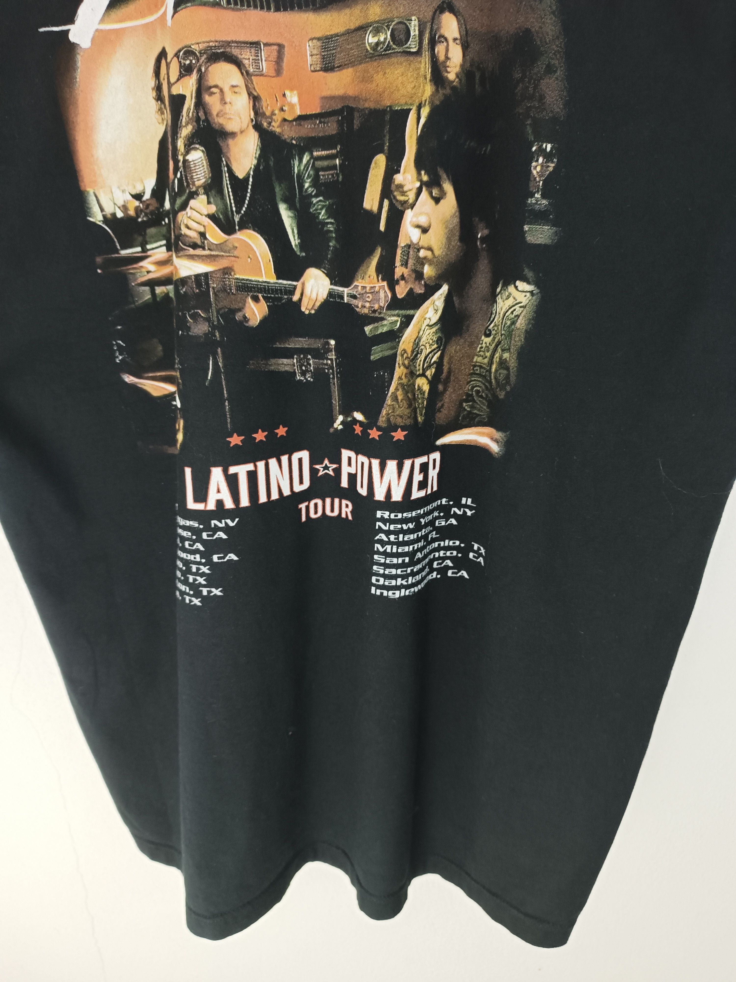 Band Tees VINTAGE MANA LATINO POWER 2016 TOUR TEE rata blanca caifanes Size US L / EU 52-54 / 3 - 12 Thumbnail