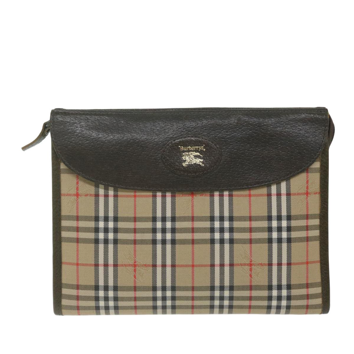 Burberry Beige Canvas Clutch Bag (Pre-Owned) Size ONE SIZE - 1 Thumbnail