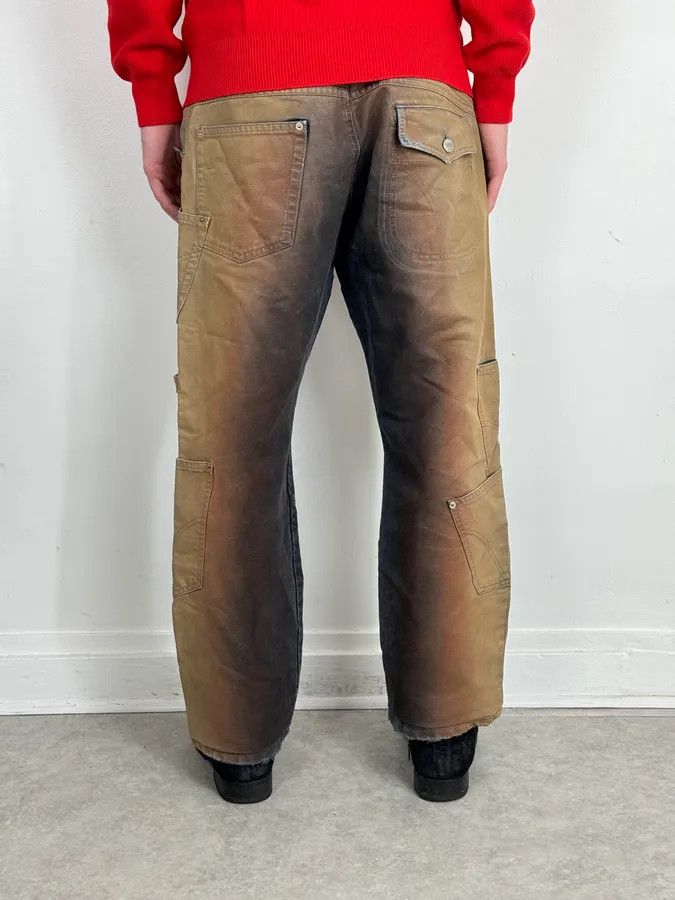 Dolce & Gabbana AW2003 Dolce & Gabbana Double Waisted Copper Gradient Obscure Cargo Pants Size US 32 / EU 48 - 5 Thumbnail
