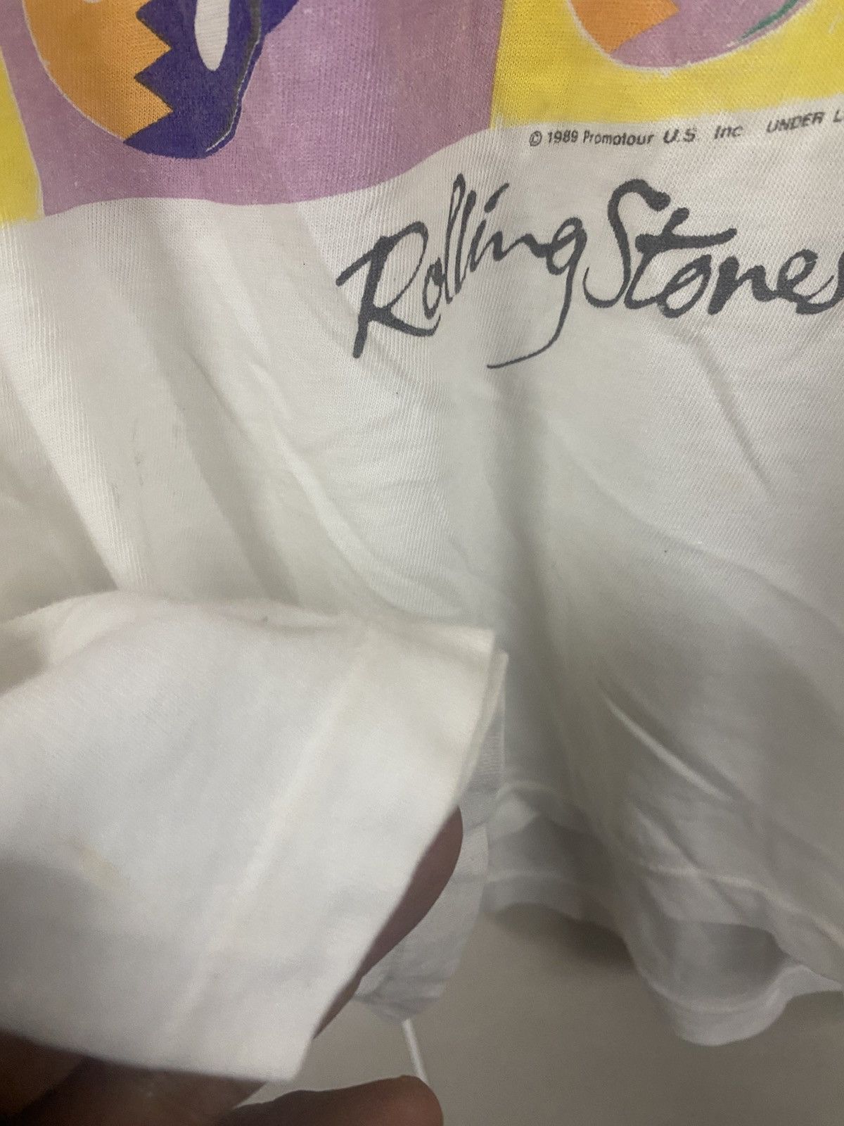 Band Tees Vintage rolling stone Size US XL / EU 56 / 4 - 6 Thumbnail