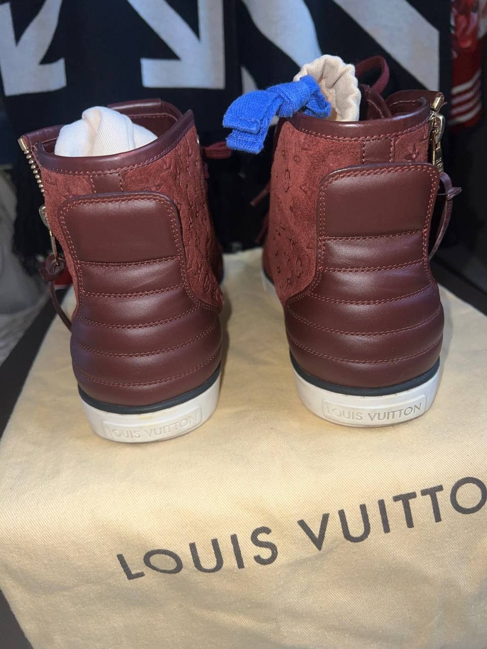 Louis Vuitton Louis Vuitton Punchy High Top Sneakers Size US 9.5 / IT 39.5 - 5 Thumbnail