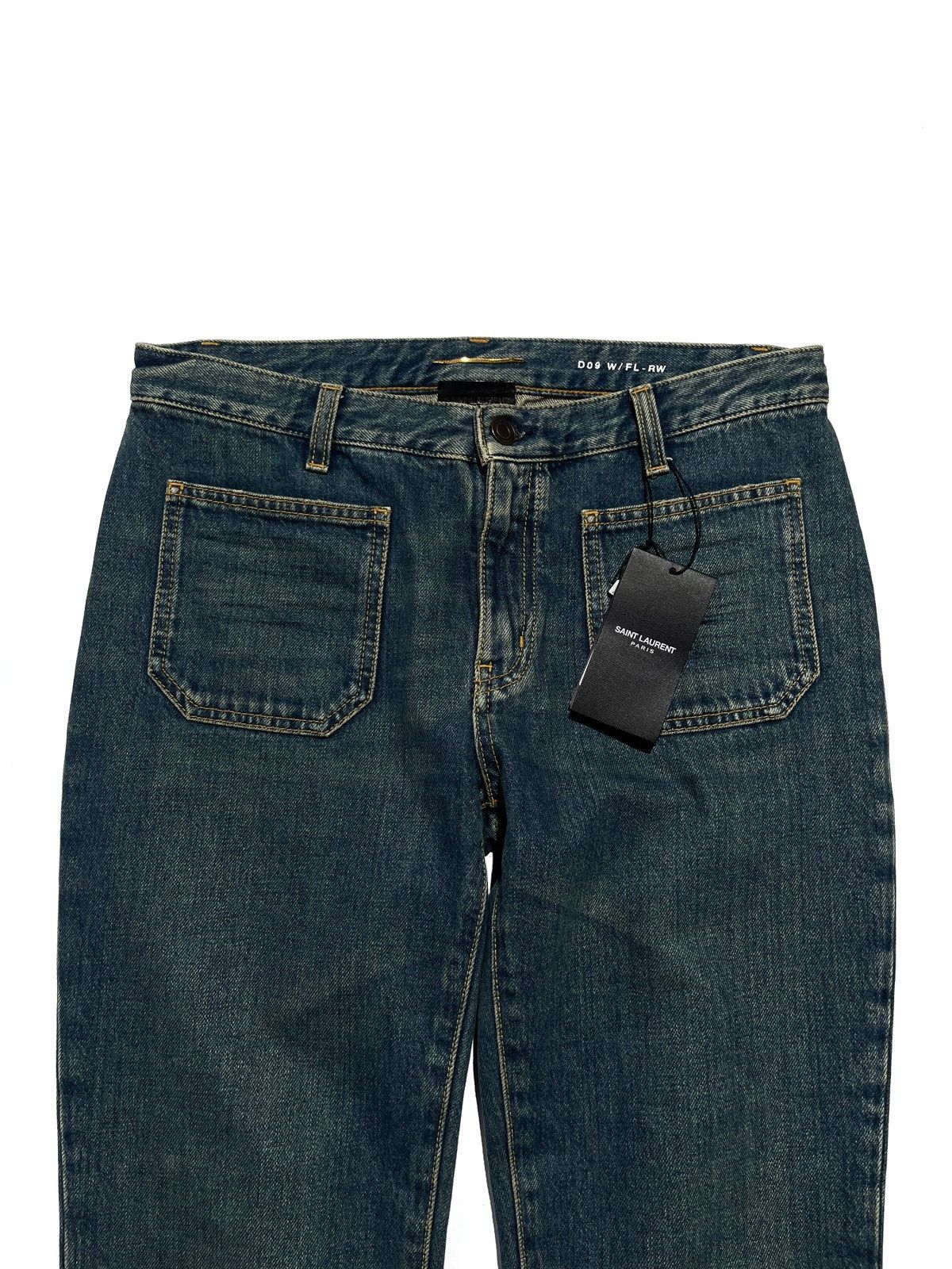 Hedi Slimane × Saint Laurent Paris SS15 Saint Laurent Paris Hedi Slimane D09 Flared Jeans Size 30" / US 8 / IT 44 - 2 Thumbnail