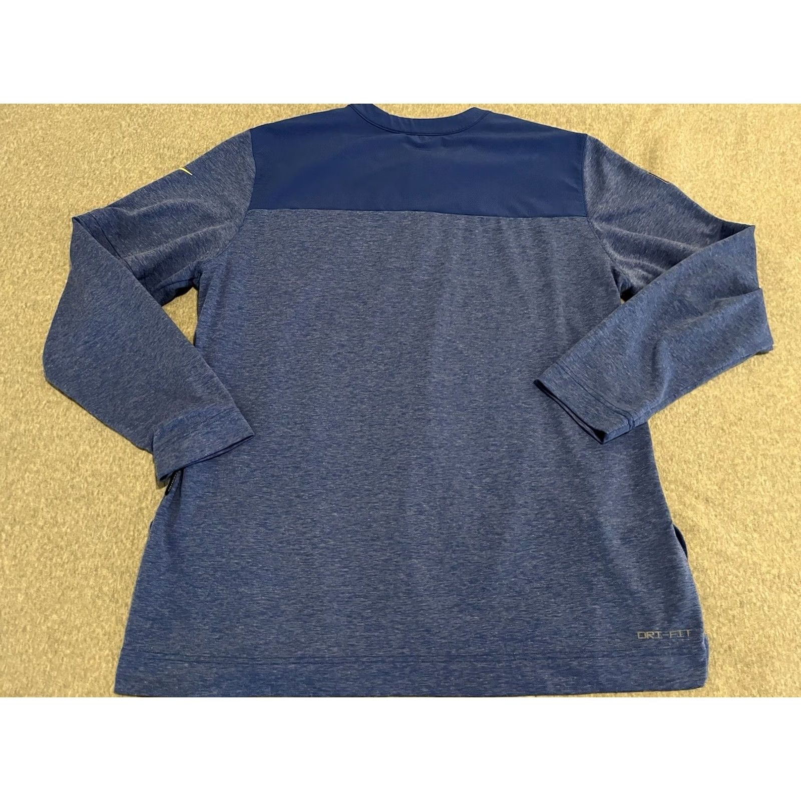 Nike Nike Dri-Fit LA Rams Team Issued Blue Pullover Lightweight Sweatshirt Shirt L Mens"} Size US L / EU 52-54 / 3 - 6 Thumbnail