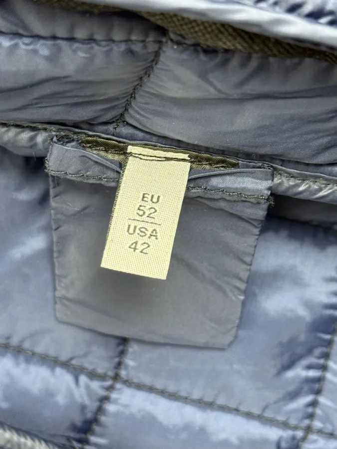 Armani Collezioni Armani Navy Quilted Velvet Contrast Collar Jacket Size US M / EU 48-50 / 2 - 12 Thumbnail