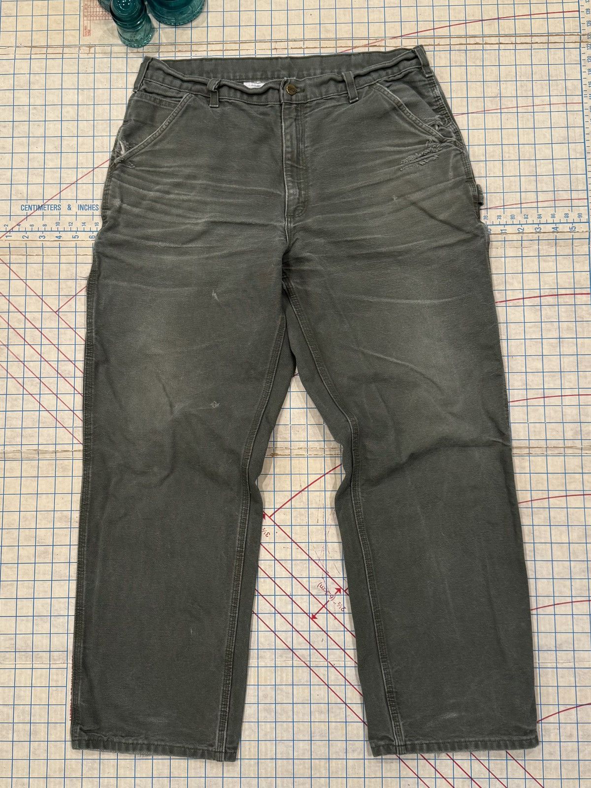 Carhartt Carhartt B11-Mos Loose Original Fit Pants With Great Fade 36 Size US 36 / EU 52 - 3 Thumbnail