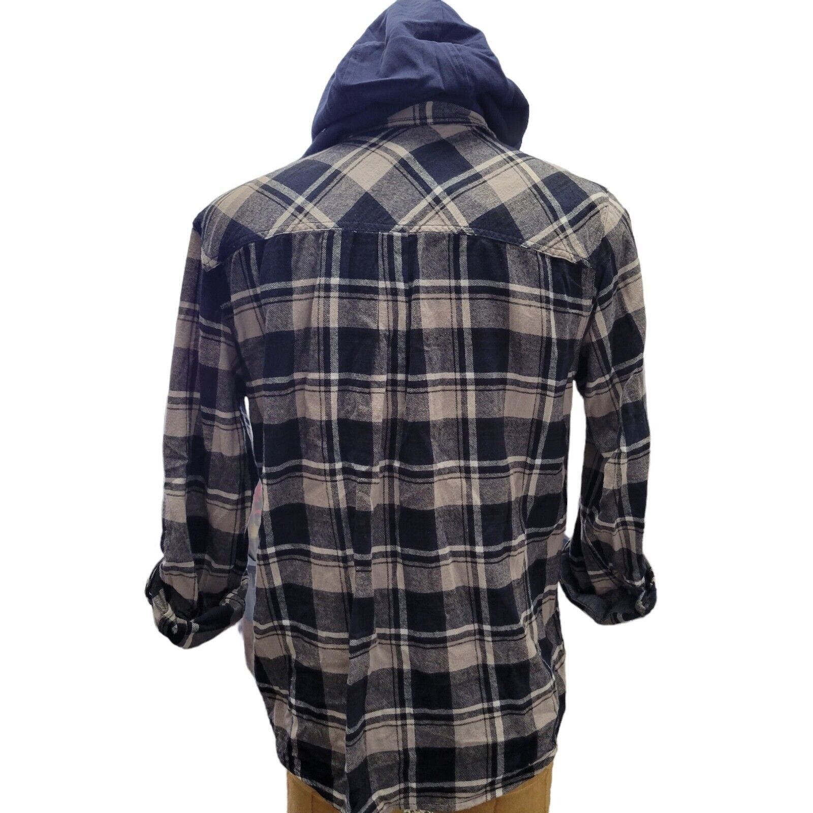 Silver Jeans Co. Silver Jeans Plaid Hoodie Long Sleeve Shirt Men's. Size Lar Size US L / EU 52-54 / 3 - 2 Thumbnail