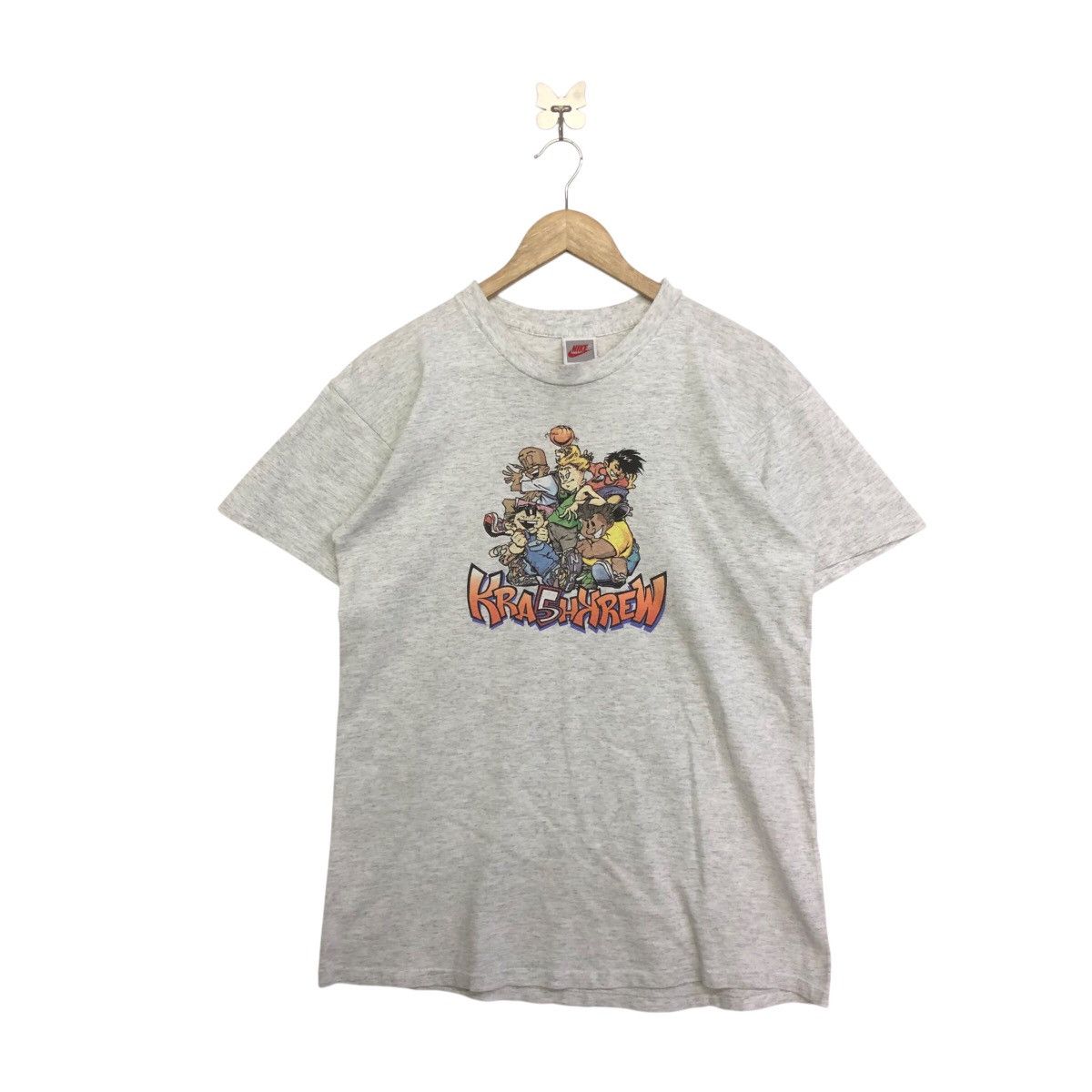 Nike VINTAGE NIKE KRASHKREW HIGHHOOPS BASKETBALL TSHIRT Size US M / EU 48-50 / 2 - 1 Thumbnail