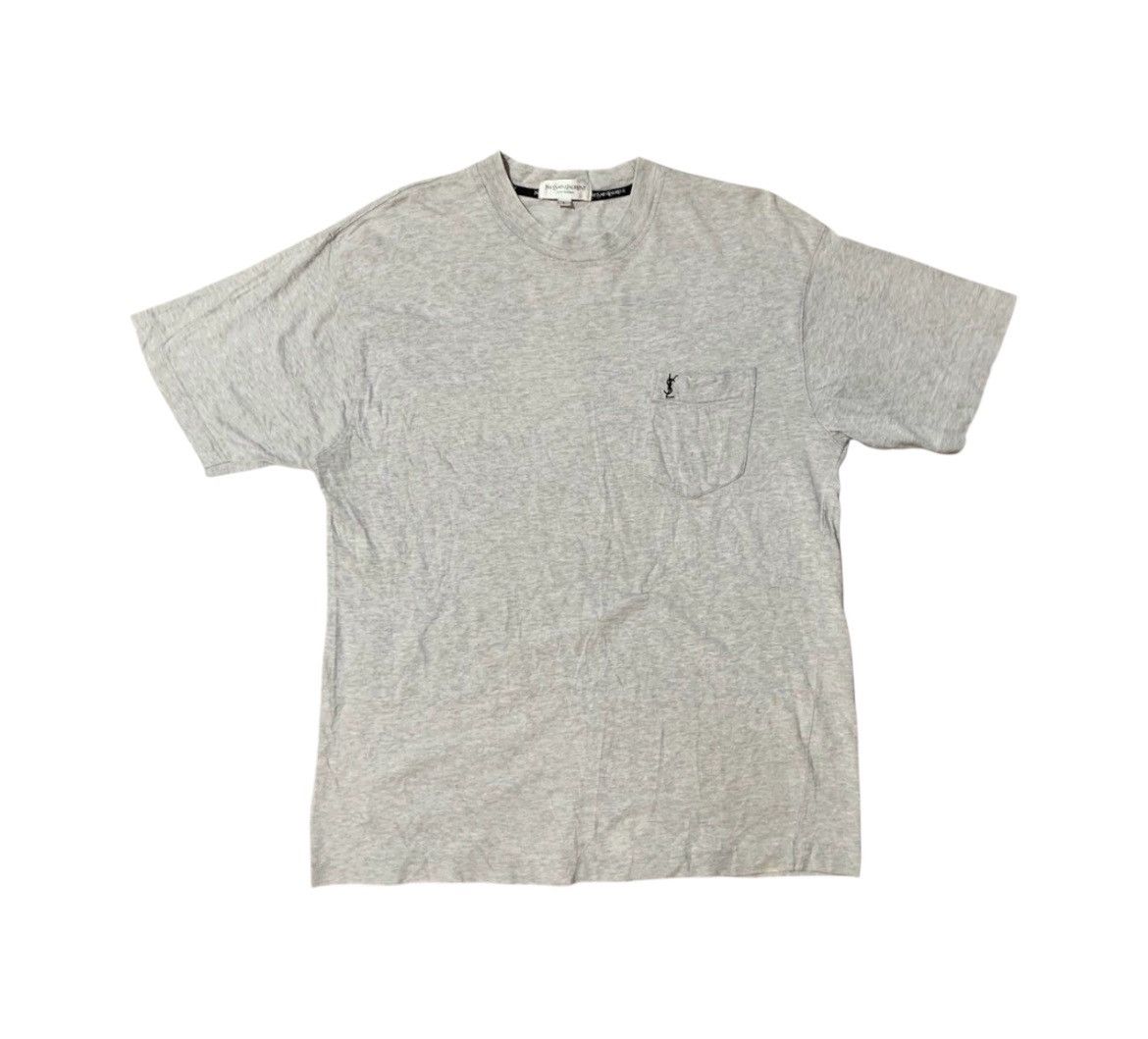 Yves Saint Laurent Vintage ‼️ Yves Saint Laurent Pour Homme Pocket Tee Size US L / EU 52-54 / 3 - 1 Thumbnail