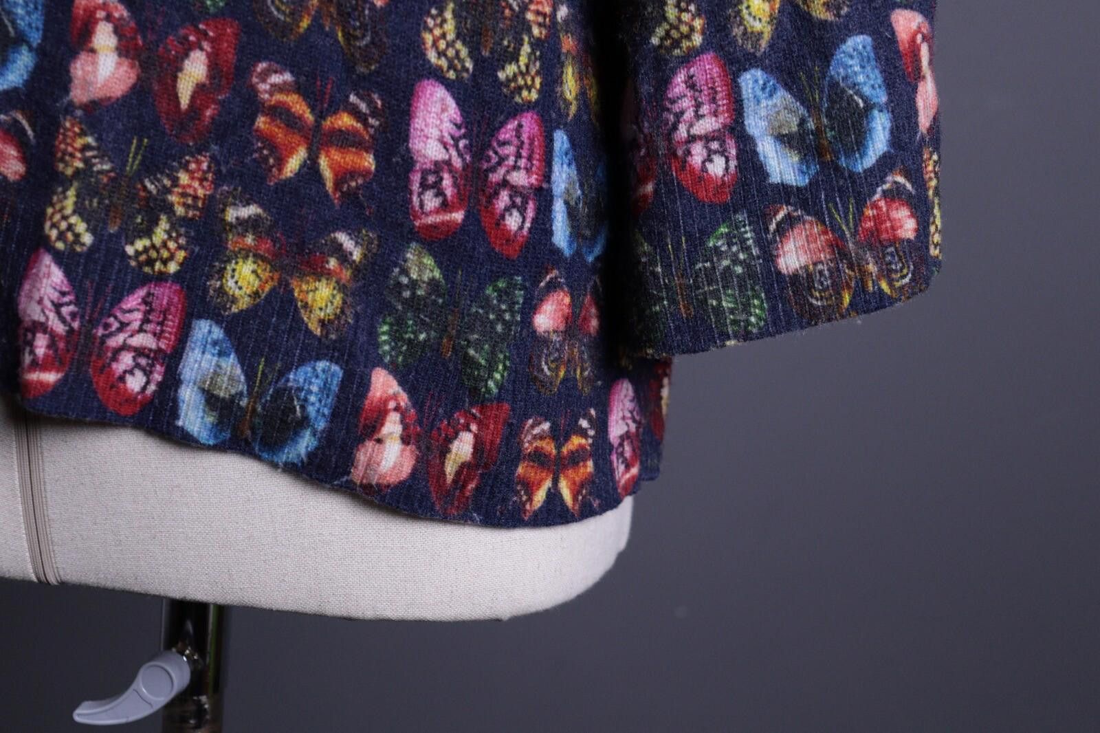 Designer Princess Goes Hollywood Allover Wool Knit Sweater Size 40 Size M / US 6-8 / IT 42-44 - 9 Thumbnail