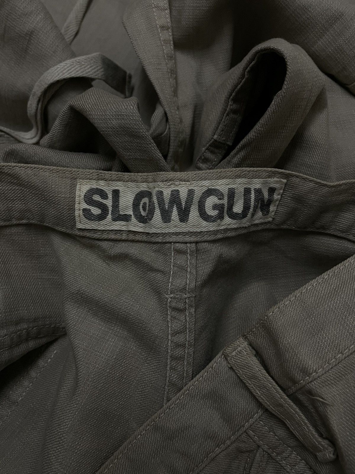 Japanese Brand Vintage 1990s Japan Designer Slowgun Tactical Cargo Pant Size US 30 / EU 46 - 19 Thumbnail
