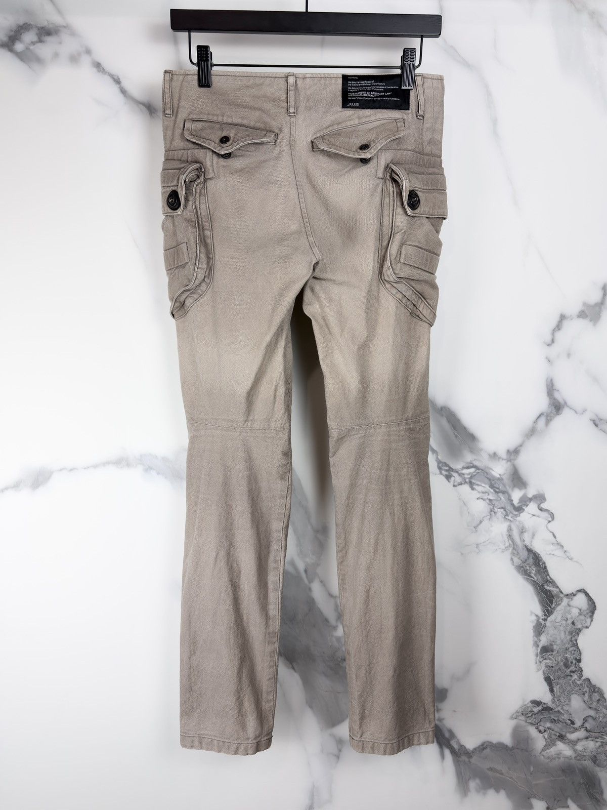 Julius FW10 Julius 7 Goth_Ik Gasmask Cargo Pocket Pants Size US 28 / EU 44 - 2 Thumbnail