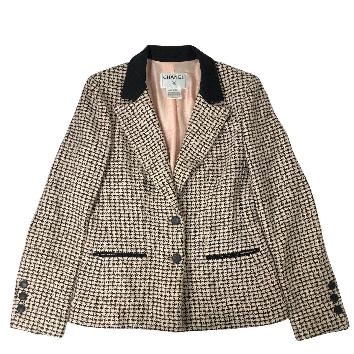 Chanel CHANEL Jacket Blazer Tweed 02P 2002 women 40 Size S / US 4 / IT 40 - 4 Thumbnail