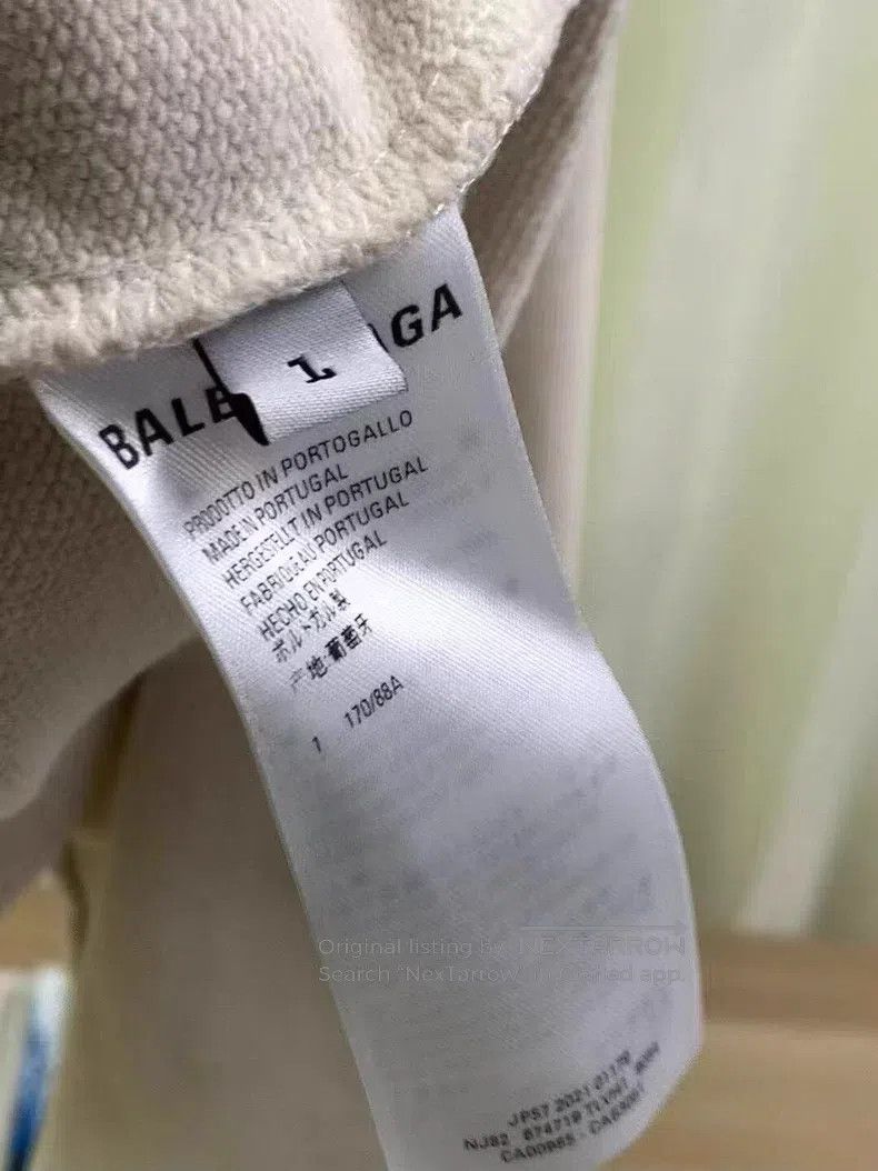 Balenciaga Balenciaga Zipper Sweatshirt Jacket Size US S / EU 44-46 / 1 - 7 Thumbnail