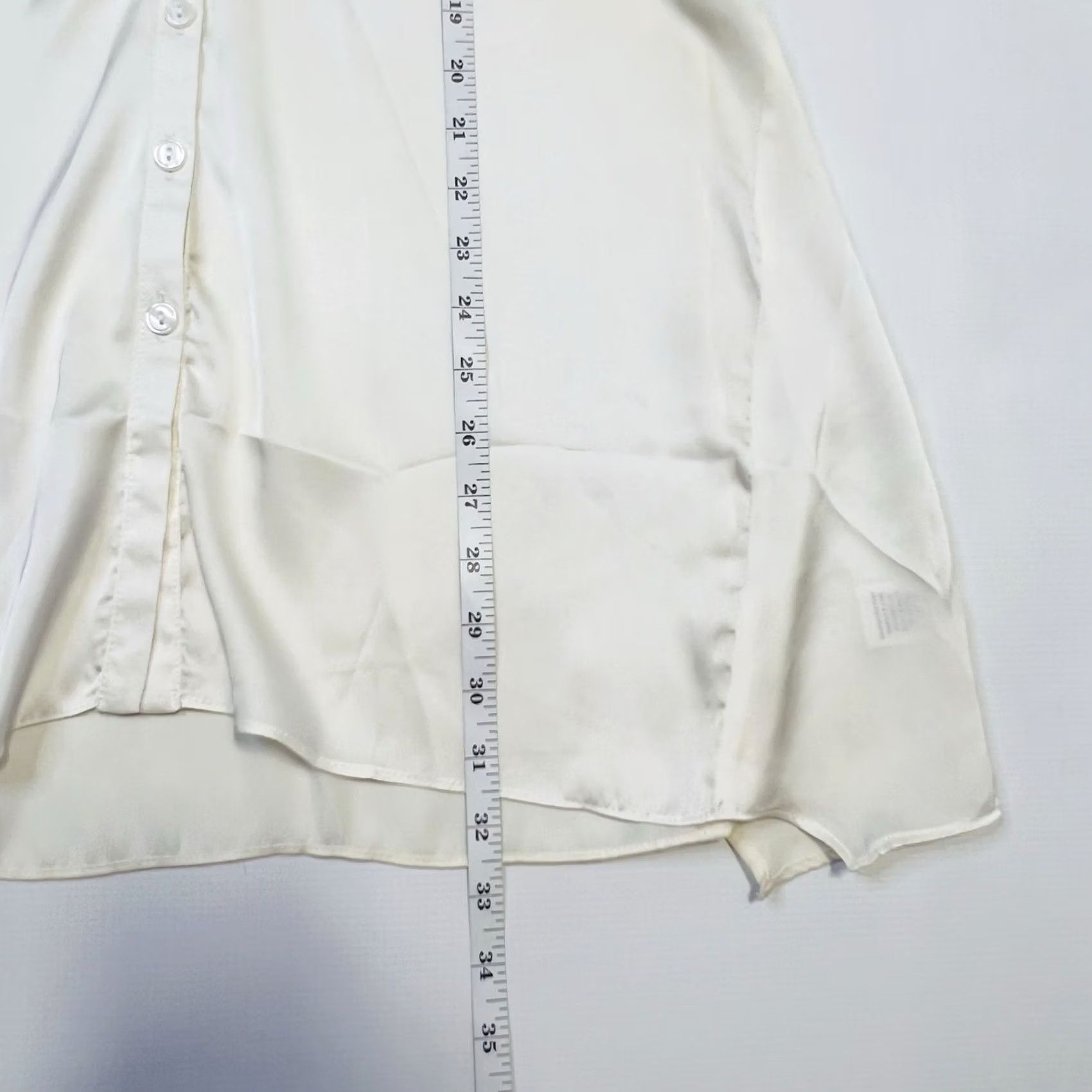Soft Surroundings Soft Surroundings Shirt Womens Sleeveless Ruffle Tunic Blouse White Small Casual Party/Cocktail Travel Workwear Spring Summer Fall Size S / US 4 / IT 40 - 7 Thumbnail