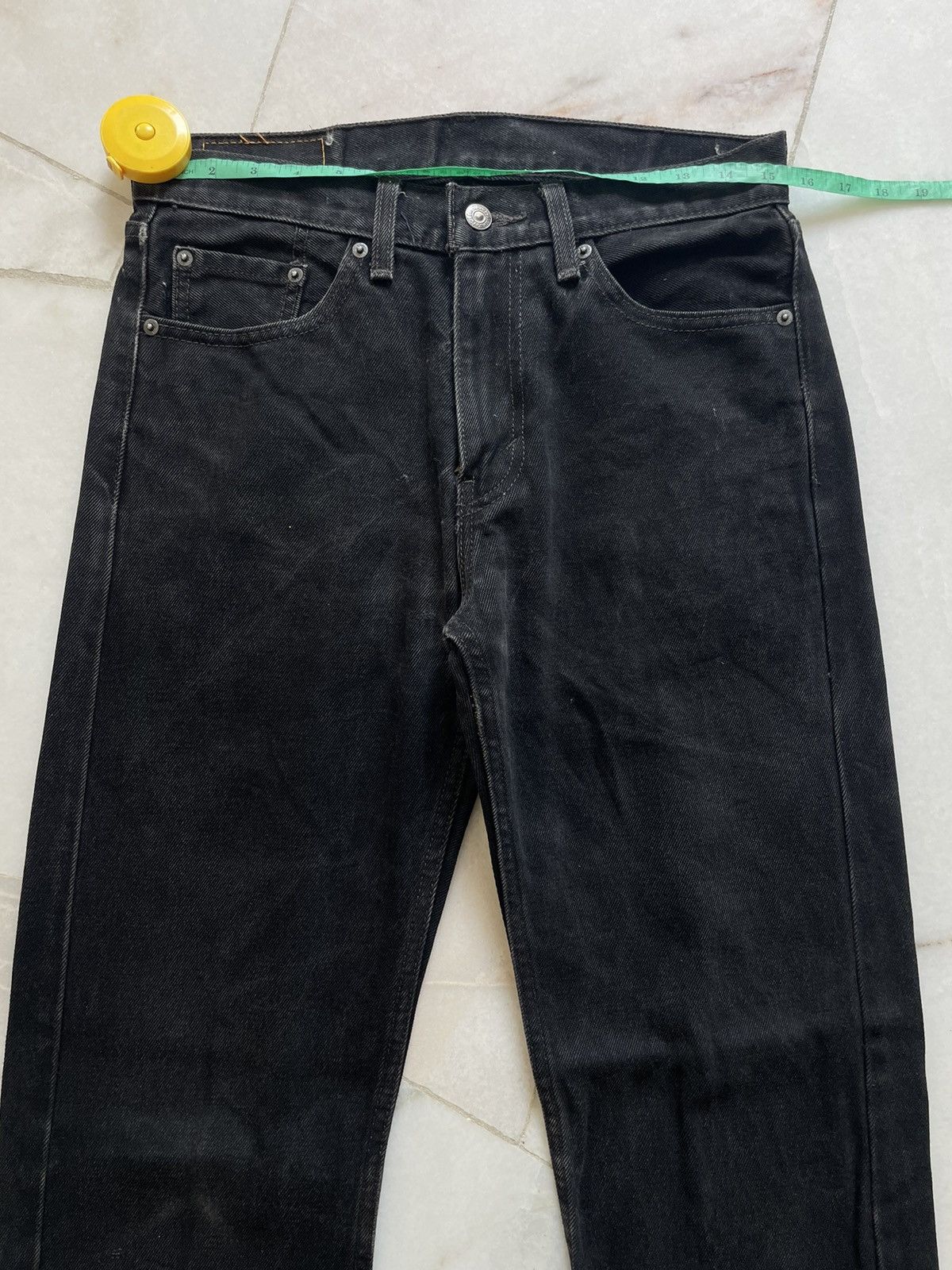 Levi's Vintage y2k Levis 505 Distressed & Repair Jeans Size US 31 - 3 Thumbnail