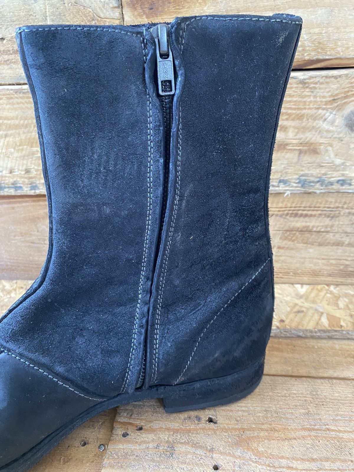 Franceschetti Franceschetti , hand made black leather boots uksz 8 Size US 9 / EU 42 - 15 Thumbnail