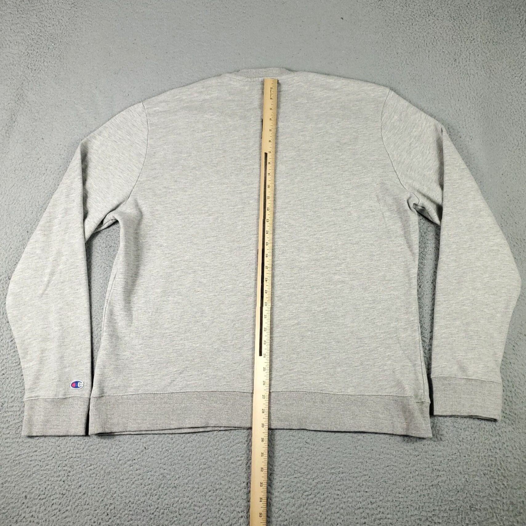 Champion VINTAGE Champion Sweater Pullover Long Sleeve Casual Men 2XL Gray Cotton Blend Logo Size US XXL / EU 58 / 5 - 6 Thumbnail