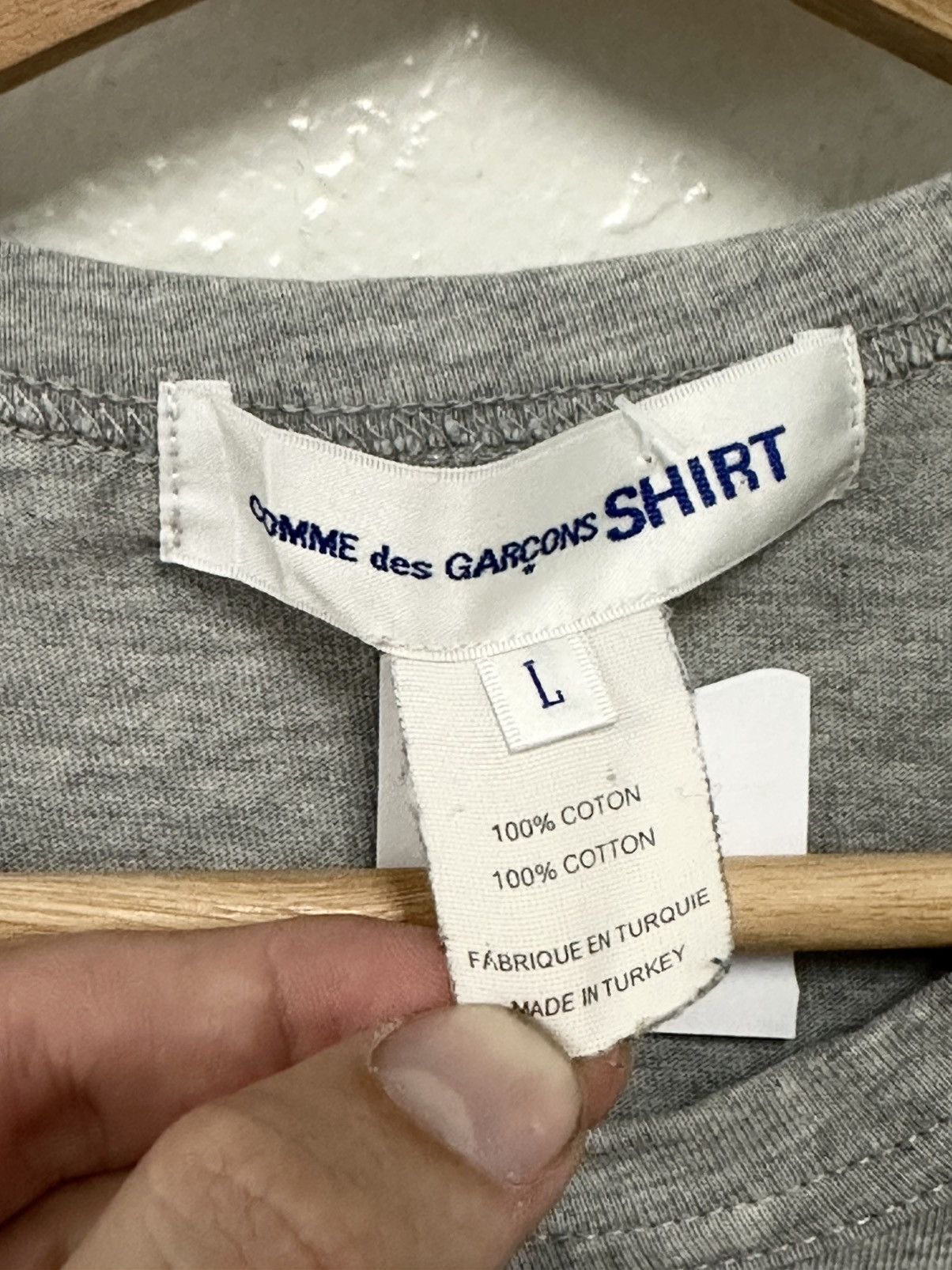 Comme des Garcons SHIRT Commes des Garcons Spring Summer Comic Stripe Tee Size US L / EU 52-54 / 3 - 4 Thumbnail