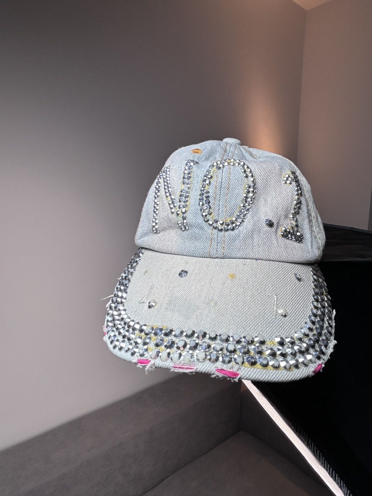 Japanese Brand VINTAGE y2k JEANS CAP Size ONE SIZE - 4 Thumbnail