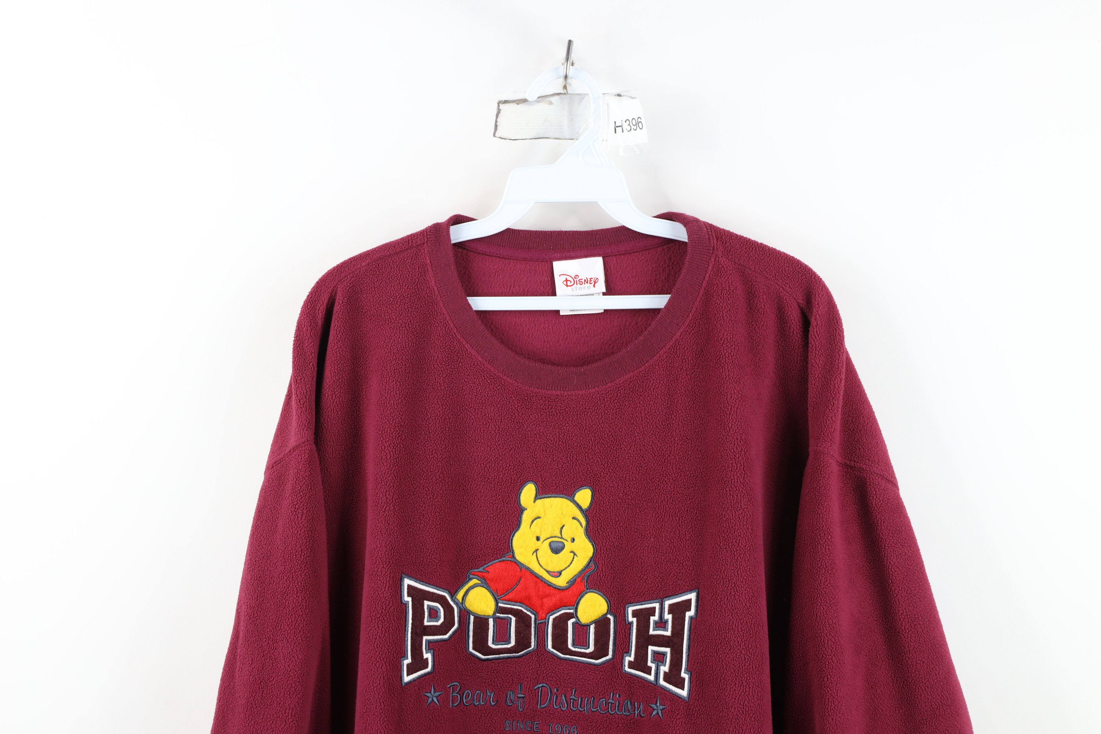 Disney Vintage 90s Disney Winnie the Pooh Fleece Sweatshirt Size XXL / US 16-18 / IT 52-54 - 2 Thumbnail