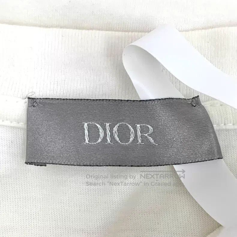 Dior Dior White laser logo printed cotton round-neck short-slee Size US S / EU 44-46 / 1 - 5 Thumbnail