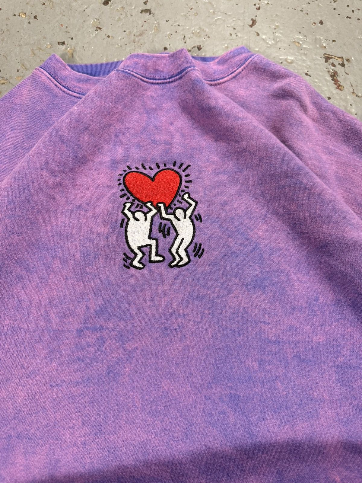Keith Haring Keith Hairing Crewneck Heart Sweater Size US M / EU 48-50 / 2 - 3 Thumbnail