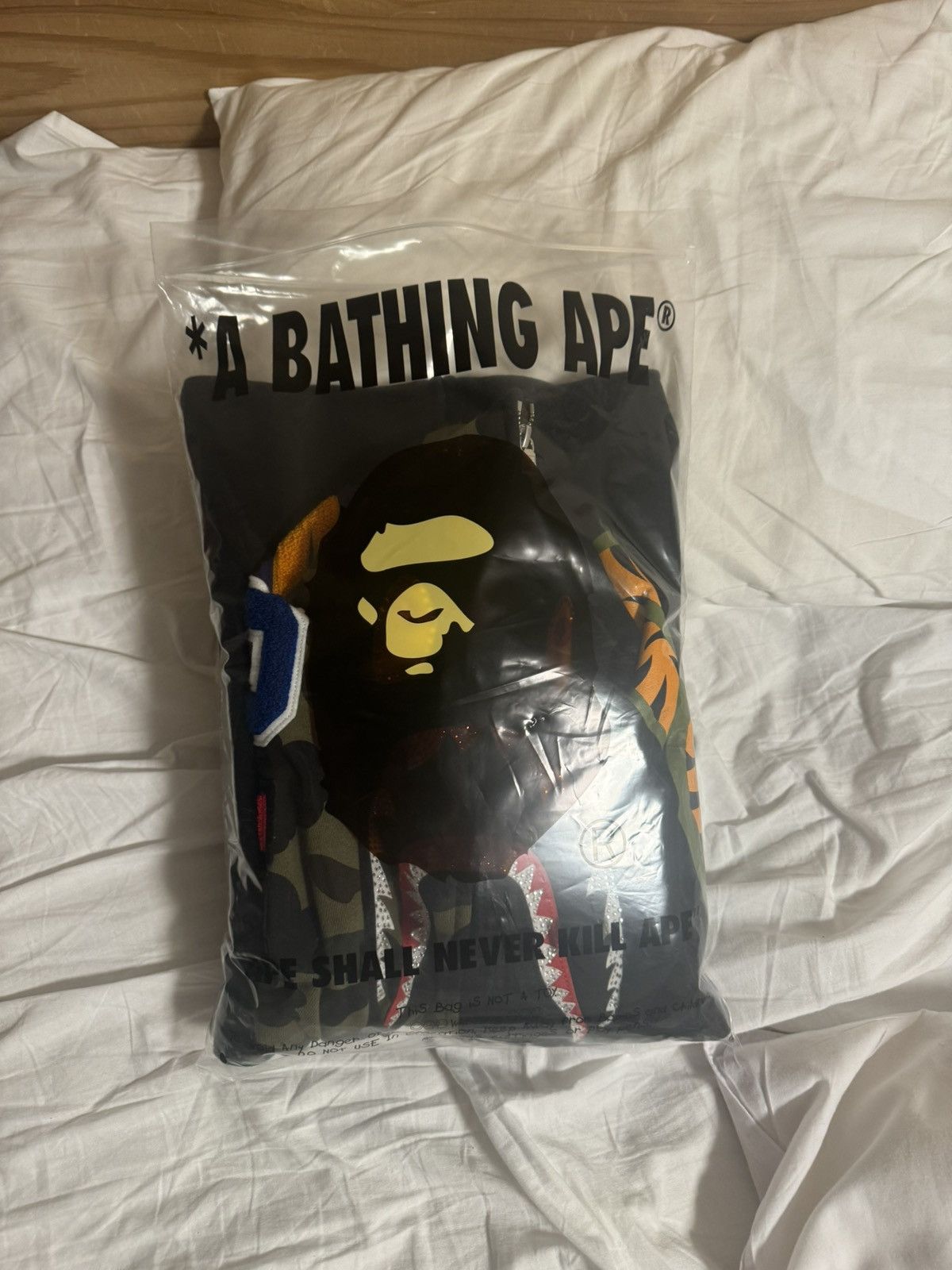 Bape Swarovski Shark Full Zip Hoodie Size US XXL / EU 58 / 5 - 1 Thumbnail