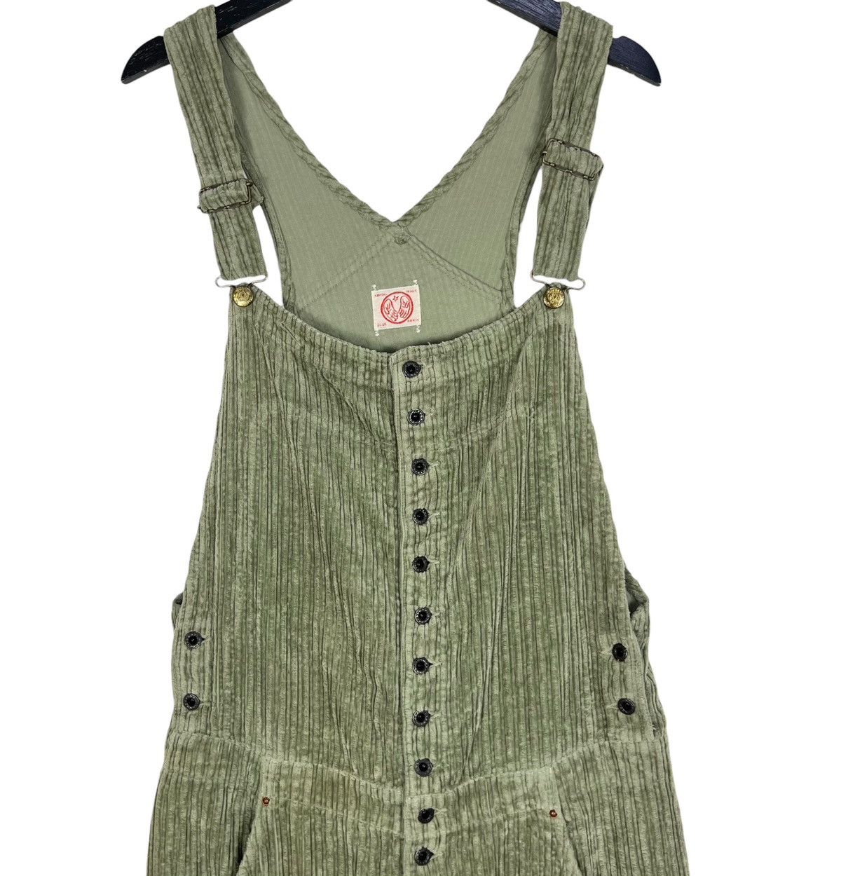 Kapital Vintage Kapital Blue hand Corduroy Flare Coverall Size 25" / US 0 / IT 36 - 4 Thumbnail