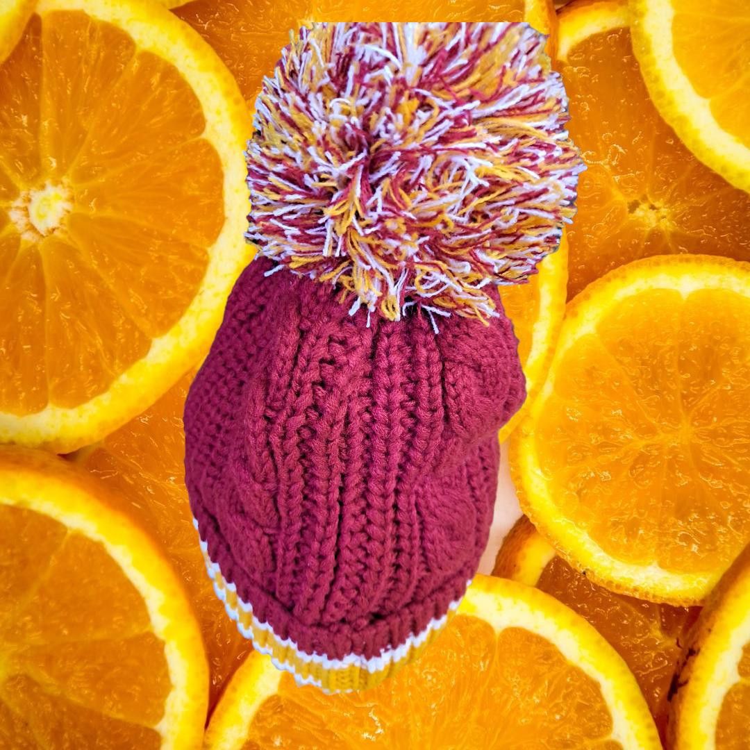 47 Iowa State Cyclones Knit Hat with Pom Pom [B] Size ONE SIZE - 4 Thumbnail