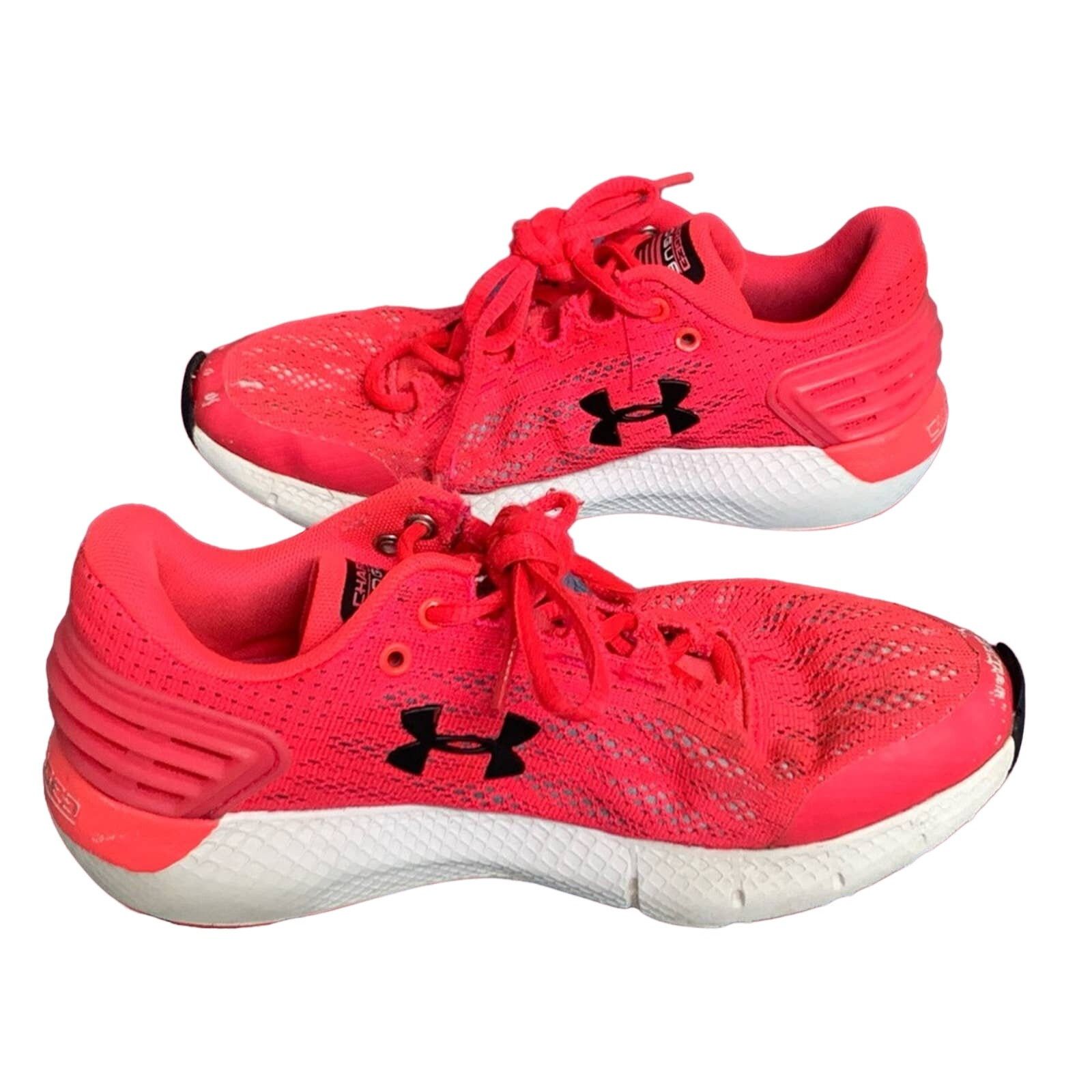 Under Armour UNDER ARMOUR CHARGED ROGUE ATHLETIC SHOES HYPER WMNS 5 3.5Y Size US 5 / EU 37 - 1 Thumbnail