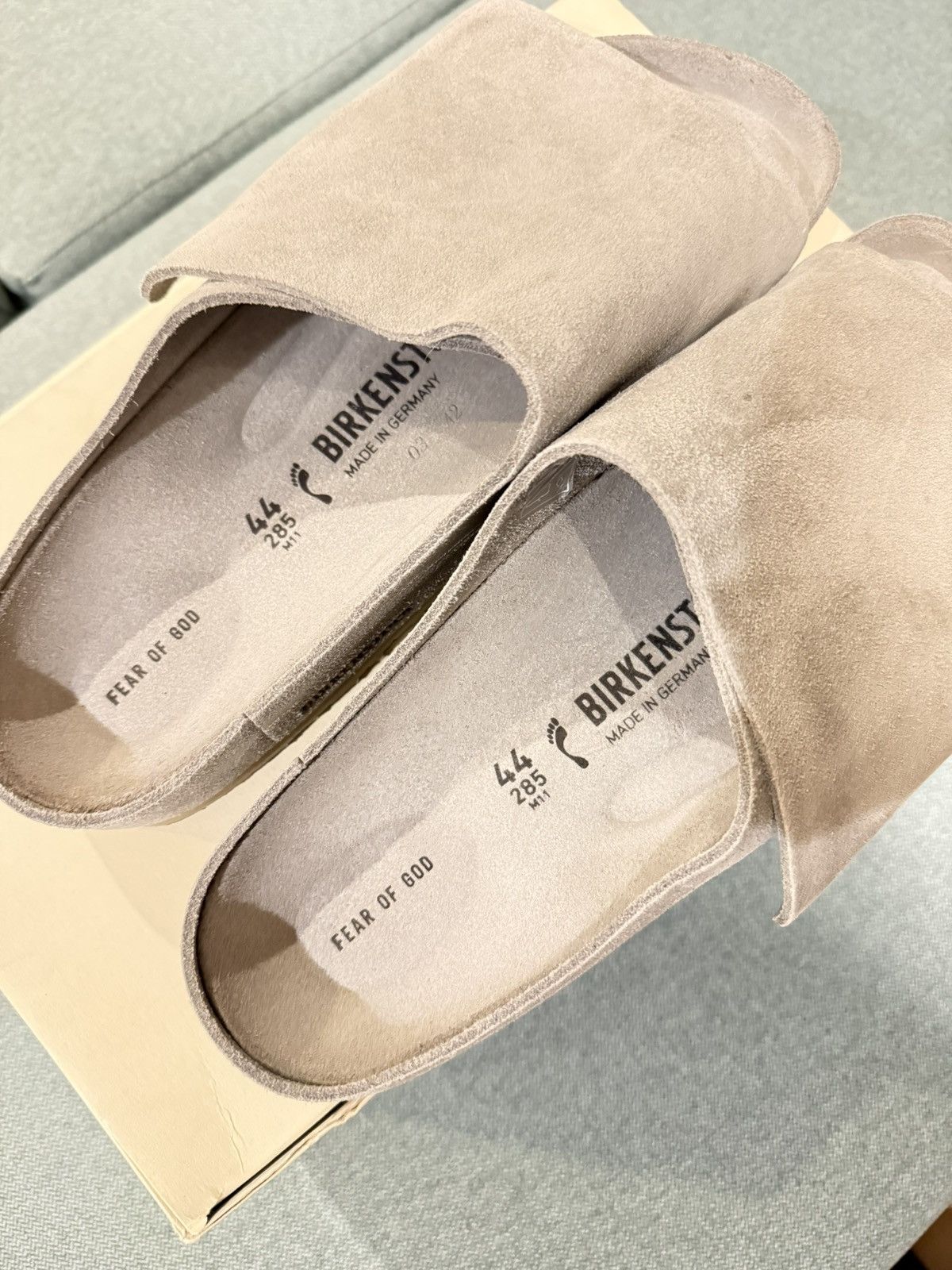 Fear Of God x Birkenstock Los Feliz Cement Size 11