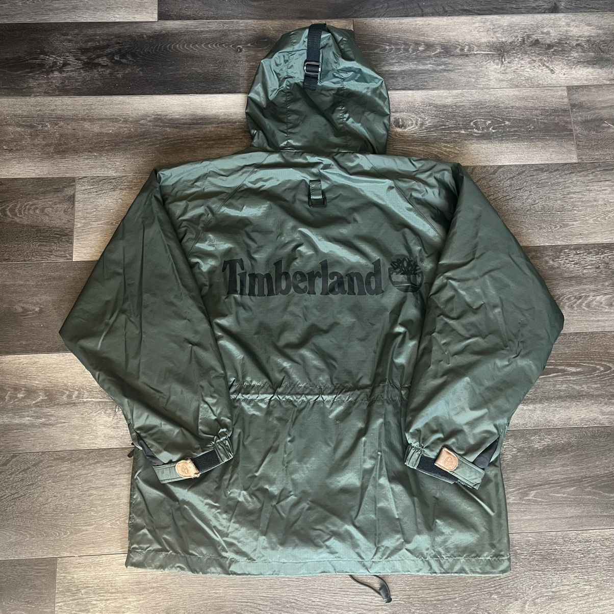 Timberland × Vintage Vintage 2000s Timberland Weathergear Windbreaker Hood Jacket Size US M / EU 48-50 / 2 - 1 Thumbnail